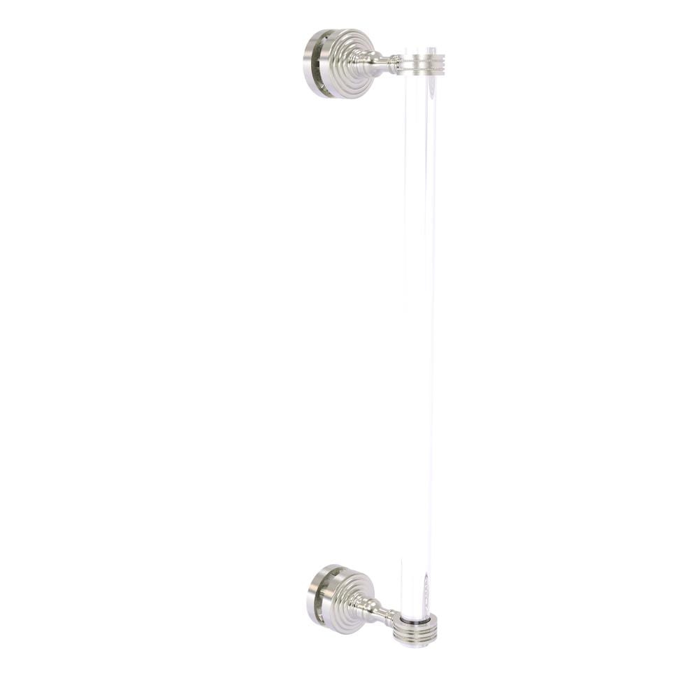 Allied Brass PG-407D-18SM-SN Satin nickel 18-Inches Hinged shower door Handle