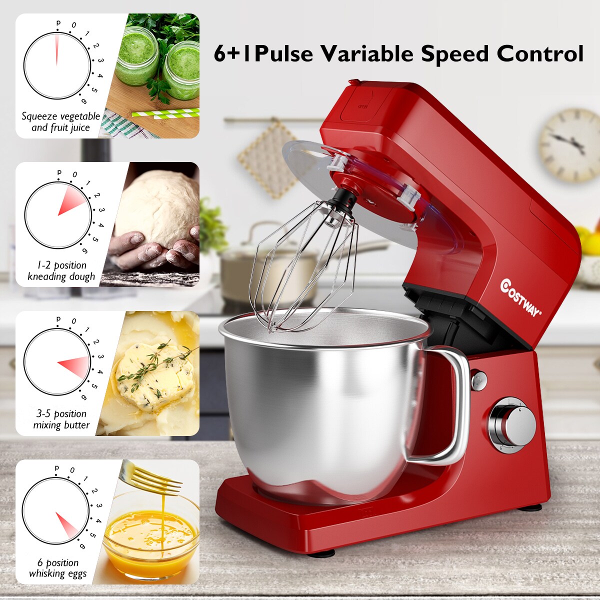 Hand Mixer For Drill, Kitchen Stainless Steel Egg Beater, Chef's Whisk,  Dough Hook, Cake Cream Mixer, Egg Whisk, Butter Mixer, Baking Whisk,  Suitable For Electric Drill, Baking Tool, Kitchen Utensils, Kitchen  Supplies