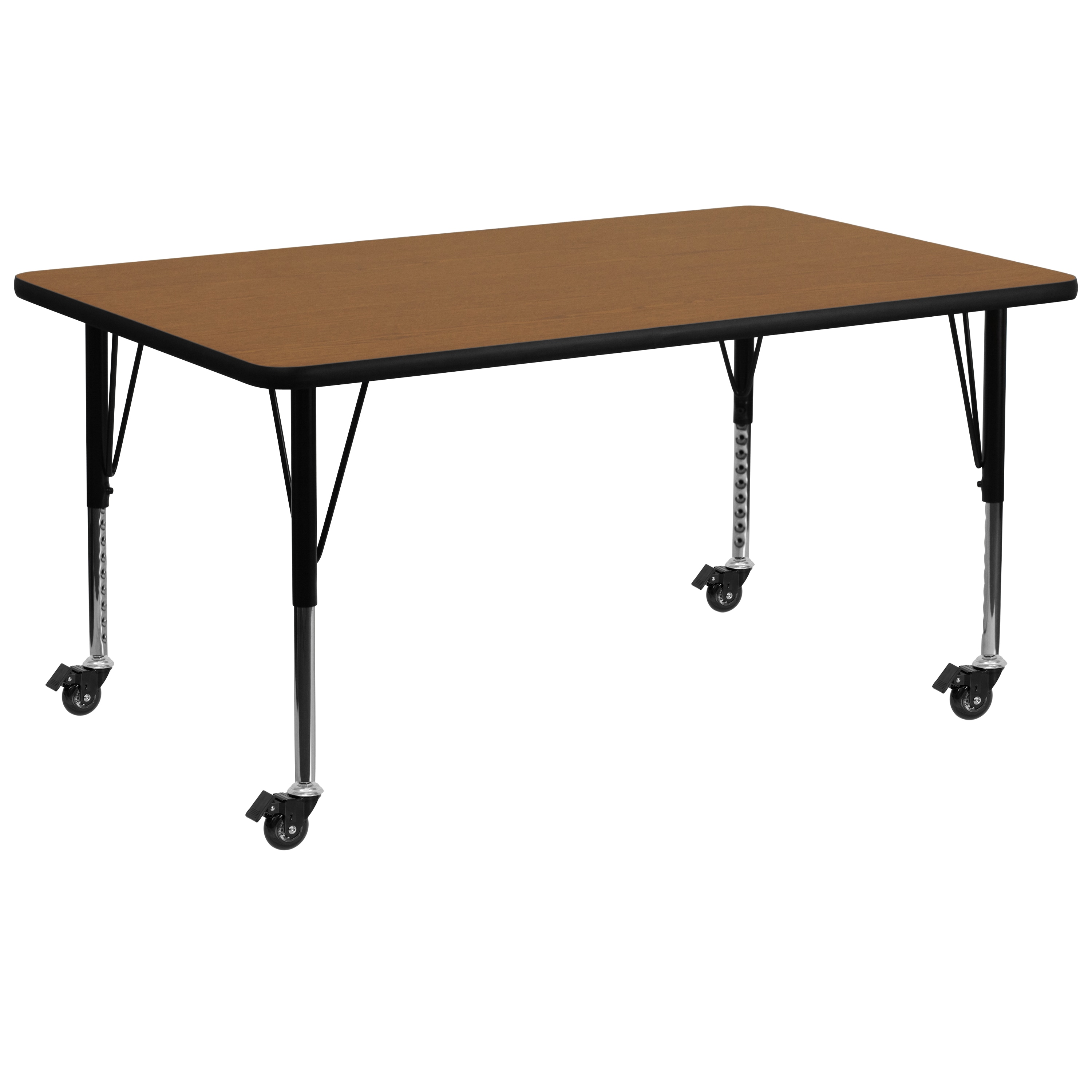 Flash Furniture 847254080767 Oak Rectangular Kid's Play Table