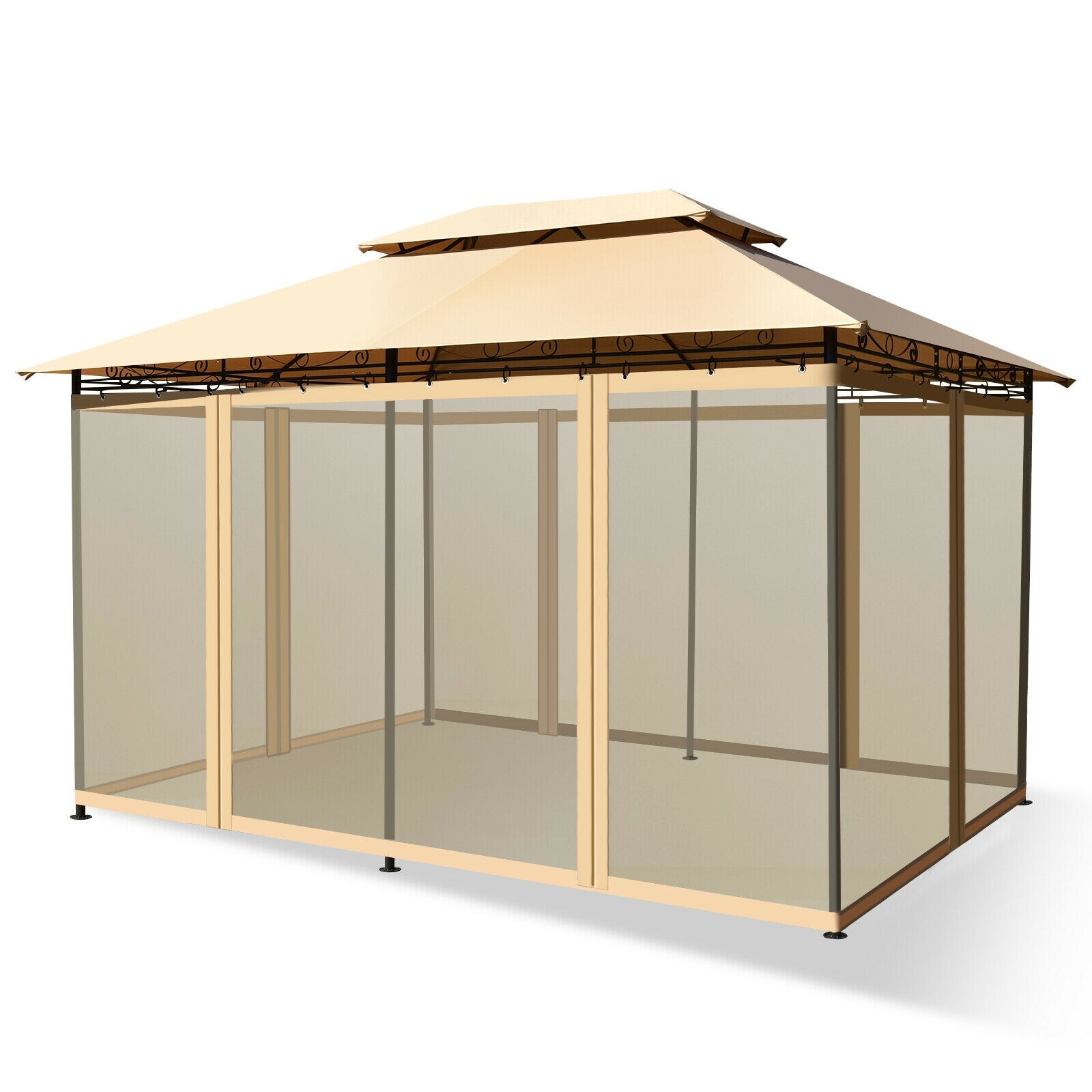 Forclover HYFAS35CF Wood-Resin-Gazebos - View #10
