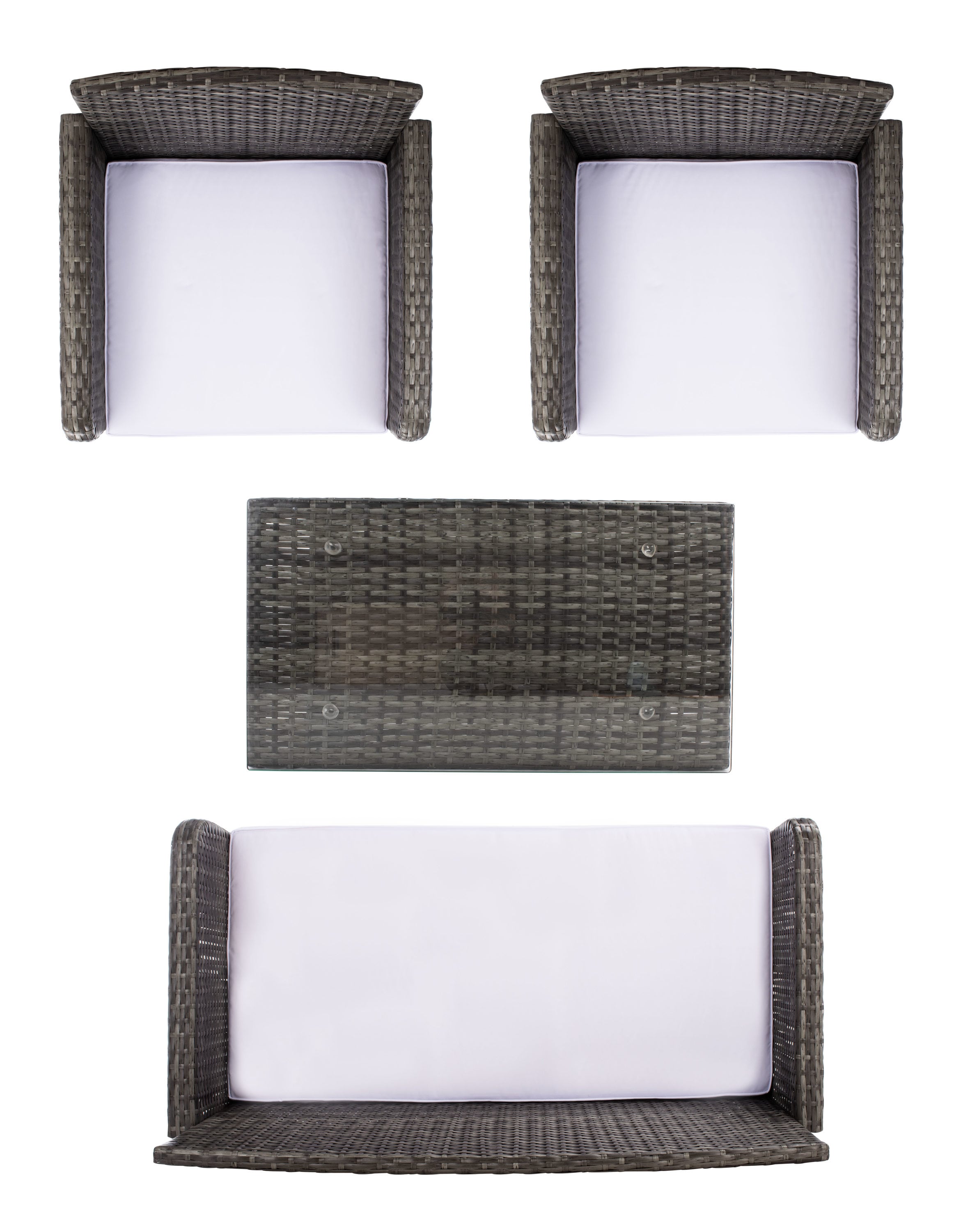 Safavieh PAT7505C Patio-Conversation-Sets - View #7