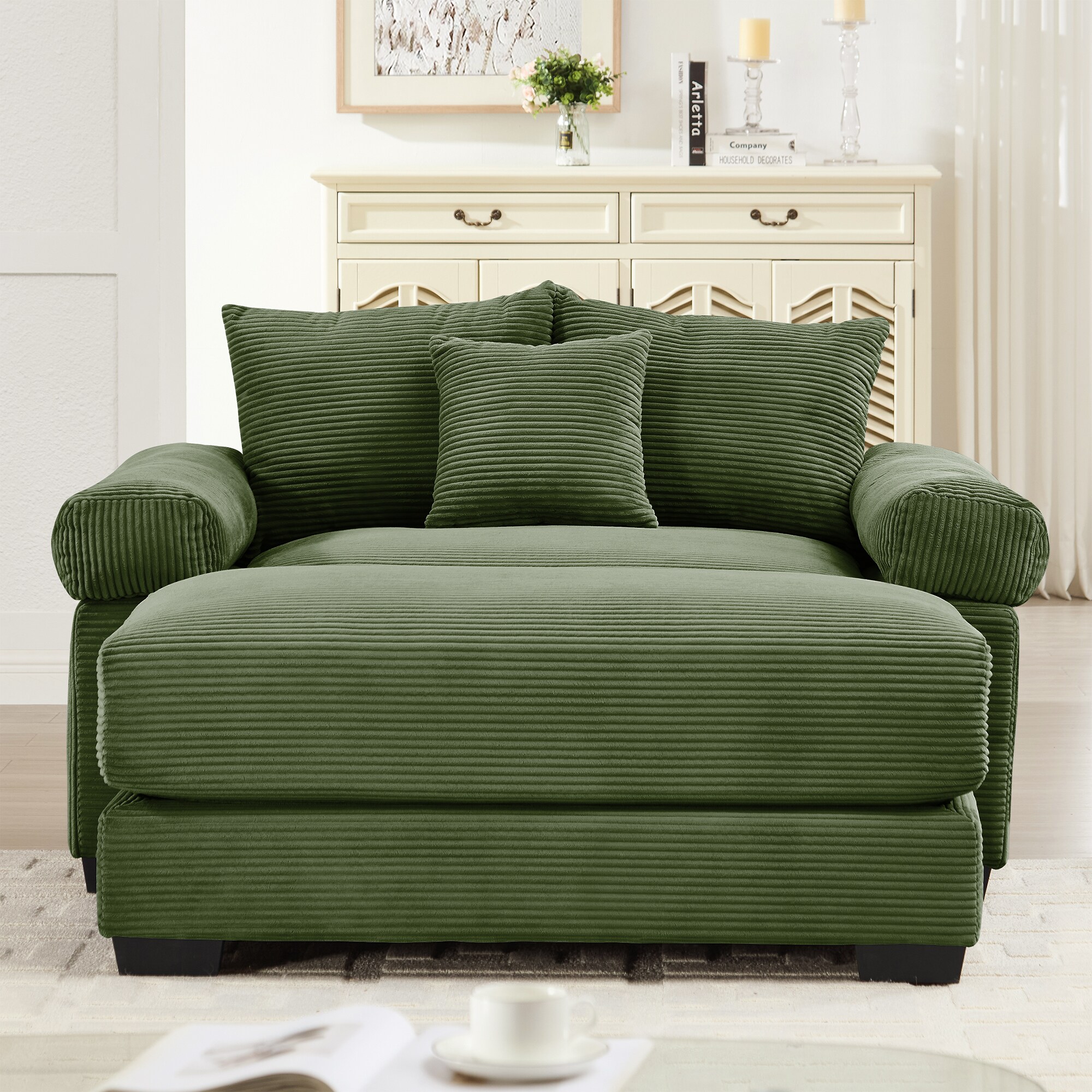 Homy Casa OCMSCB GR Sofas-Loveseats - View #3