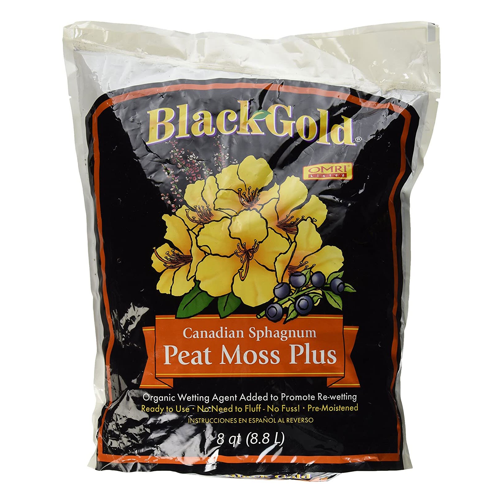 Black Gold® Natural & Organic Canadian Sphagnum Peat Moss Plus 8 qt – Al's  Garden & Home