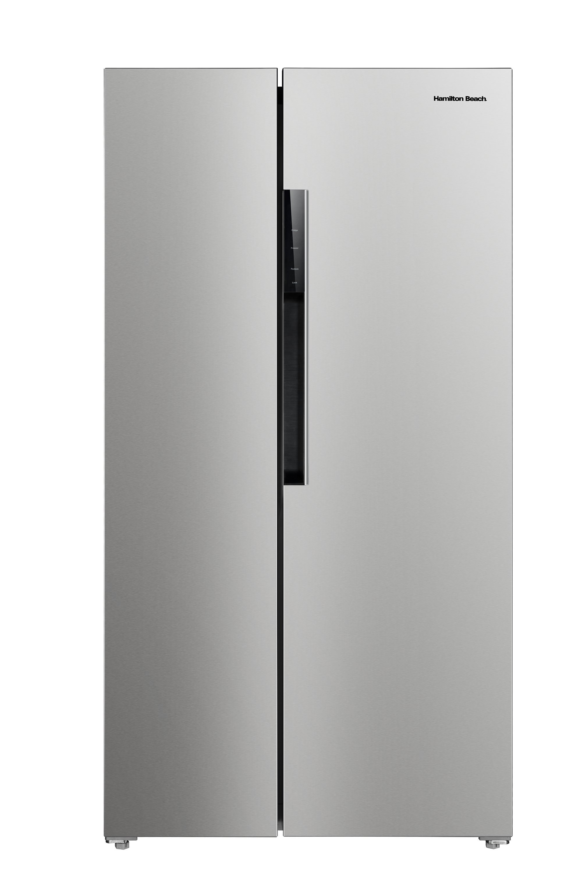 Hamilton Beach HZ8551 15.6-cu ft Counter-Depth Side-by-Side Refrigerator ( Stainless Steel Deisgn )