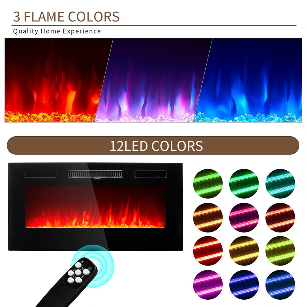 AOXUN H20008 Electric-Fireplaces - View #3