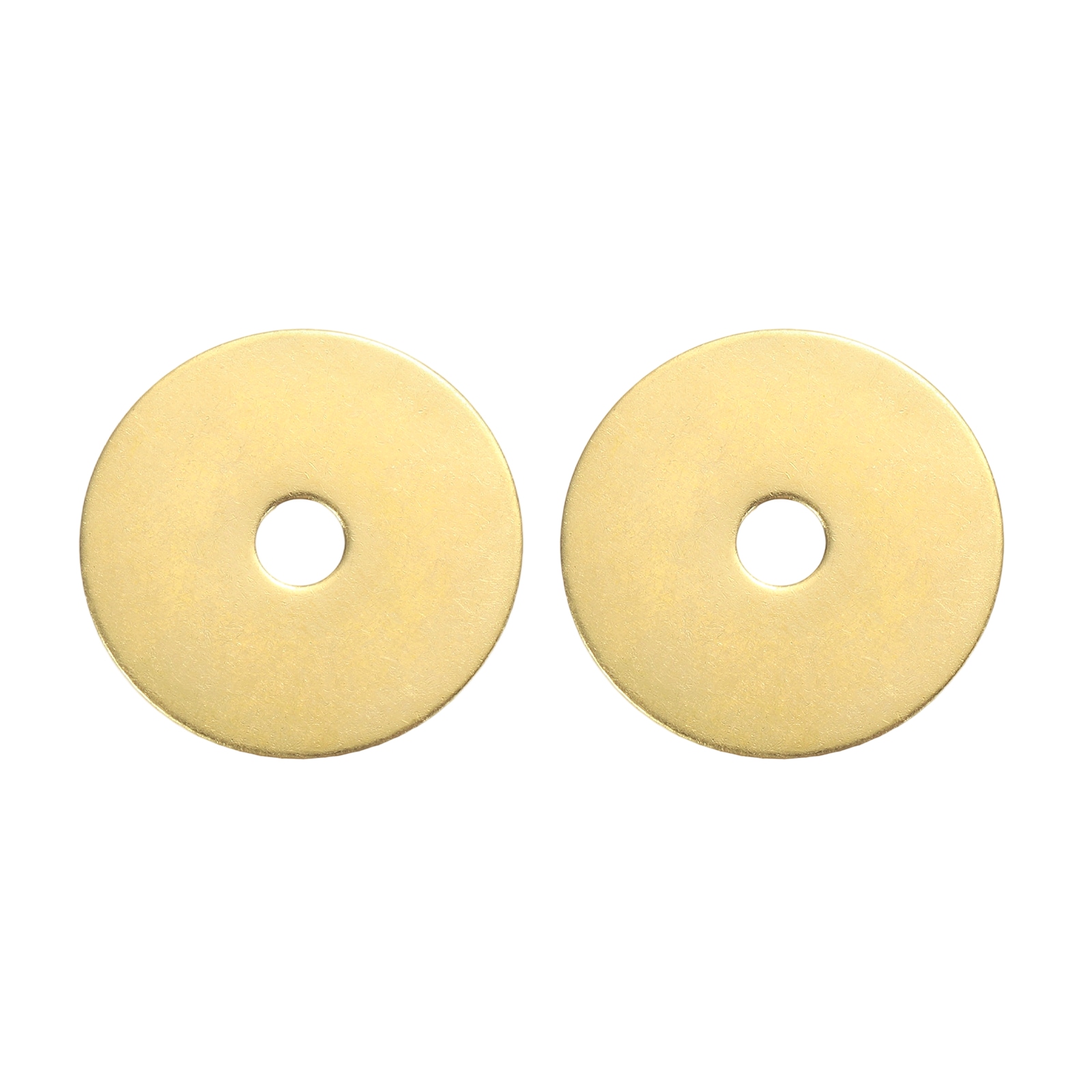 Unique Bargains 2pcs Cabinet Knob Backplate 1.18 Inch Round Shape Brass Backplate Washers Classical Furniture Decoration Gasket for Cabinet Drawer Cupboard Doors Hardware #S25093001UX3647