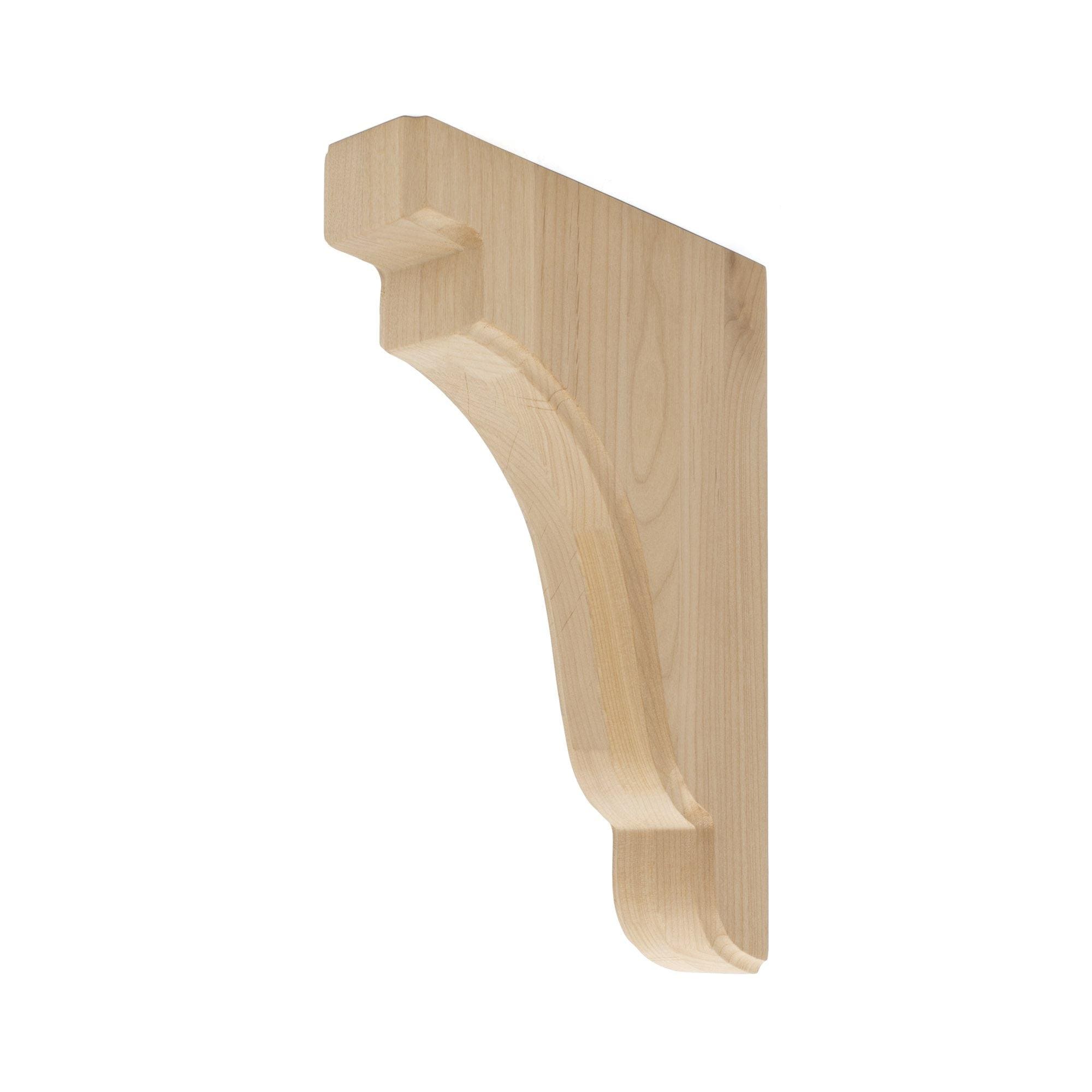 Architectural Products by Outwater 3P5.13.00243 1.875-in x 7-in x 10-in Plain Finished Alder Multiple colors/finishes Wood Paintable/Stainable Corbel