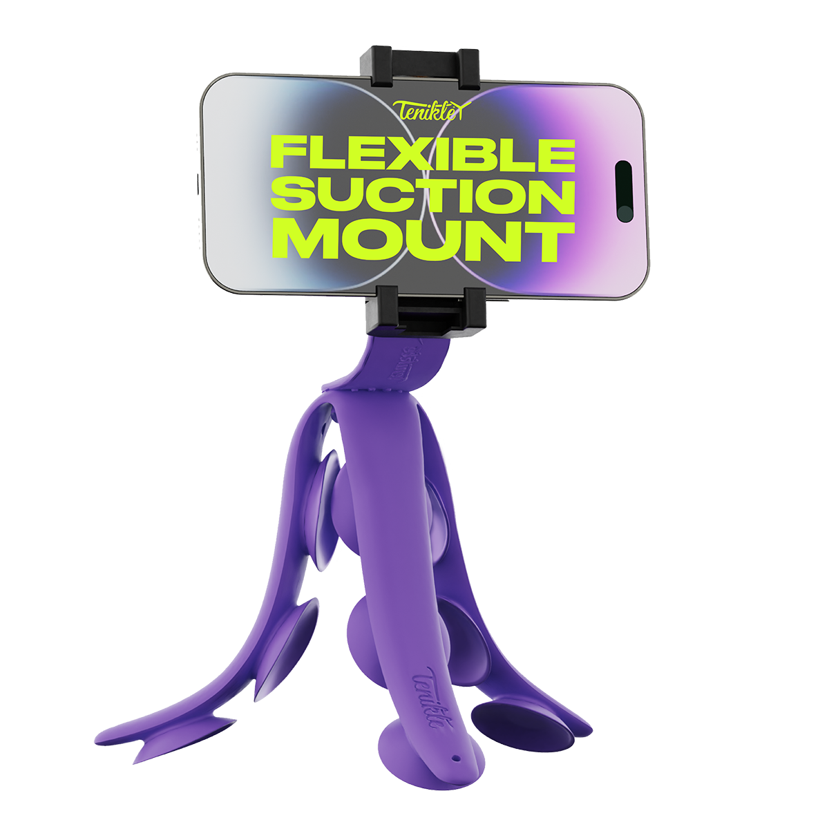 Tenikle Pro Urchin Purple Adjustable Cell Phone Car Mount (Universal) #TPRO-01-PRL