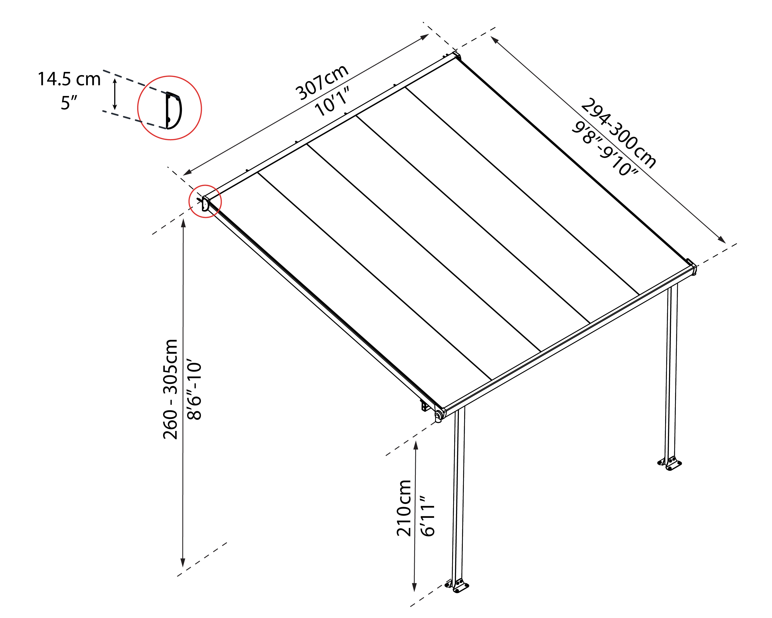 Canopia by Palram 702537 carports - View #3