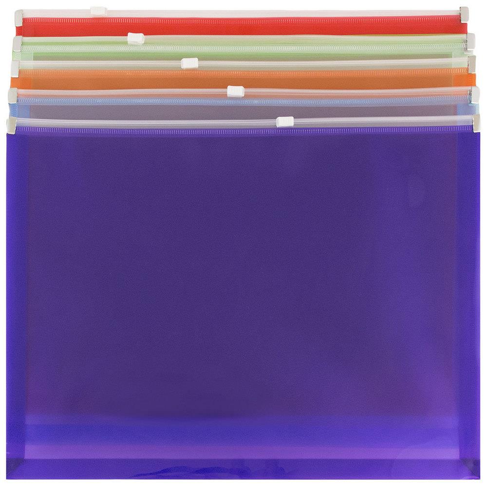 JAM Paper Plastic Envelopes A2 Size, Assorted Colors, 6/Pack - Legal  Booklet, Snap Closure - Multiple Colors/Finishes - JAM Paper Envelopes in  the Envelopes department at