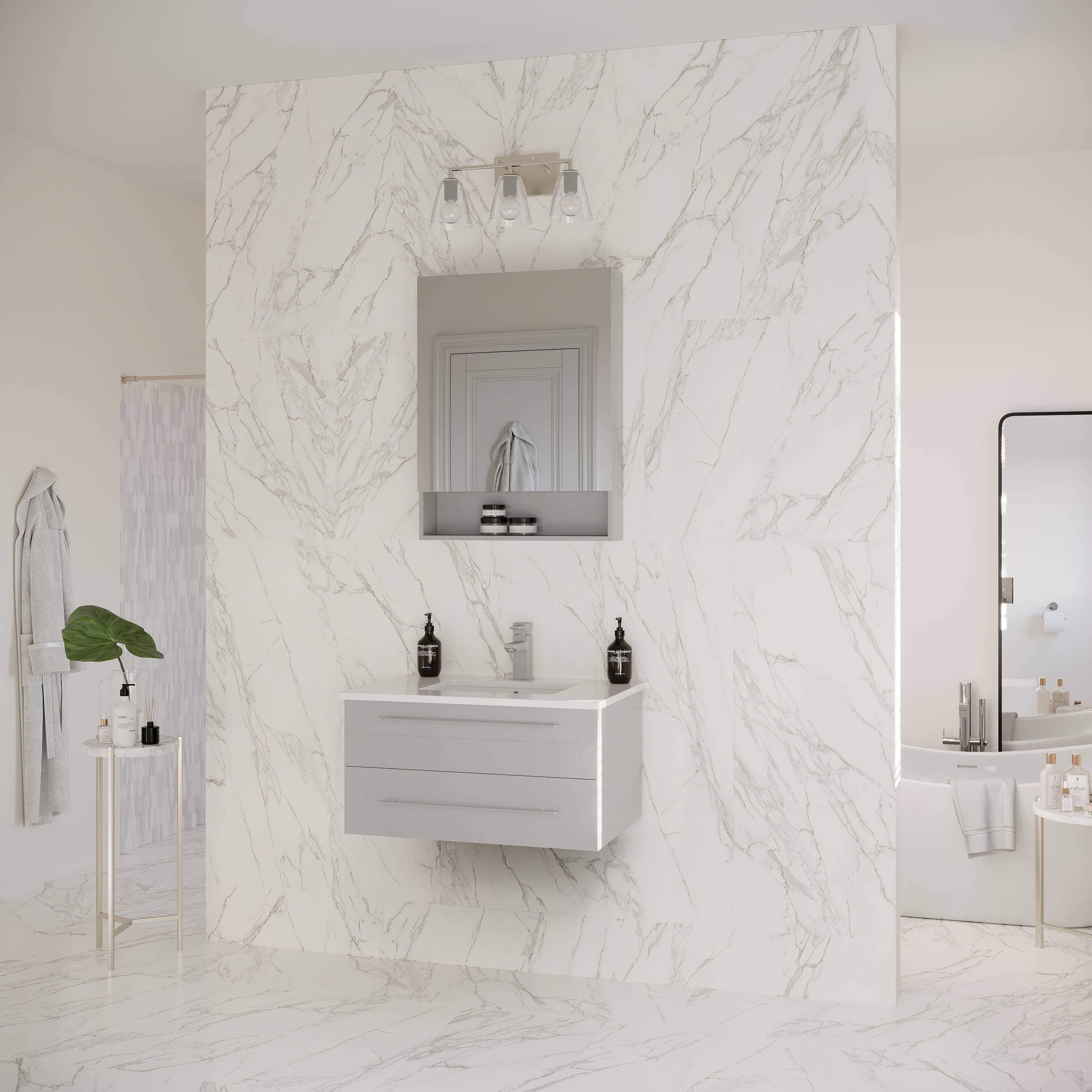 Fresca FVN6130GR-UNS Bath-Vanity-Combo - View #5