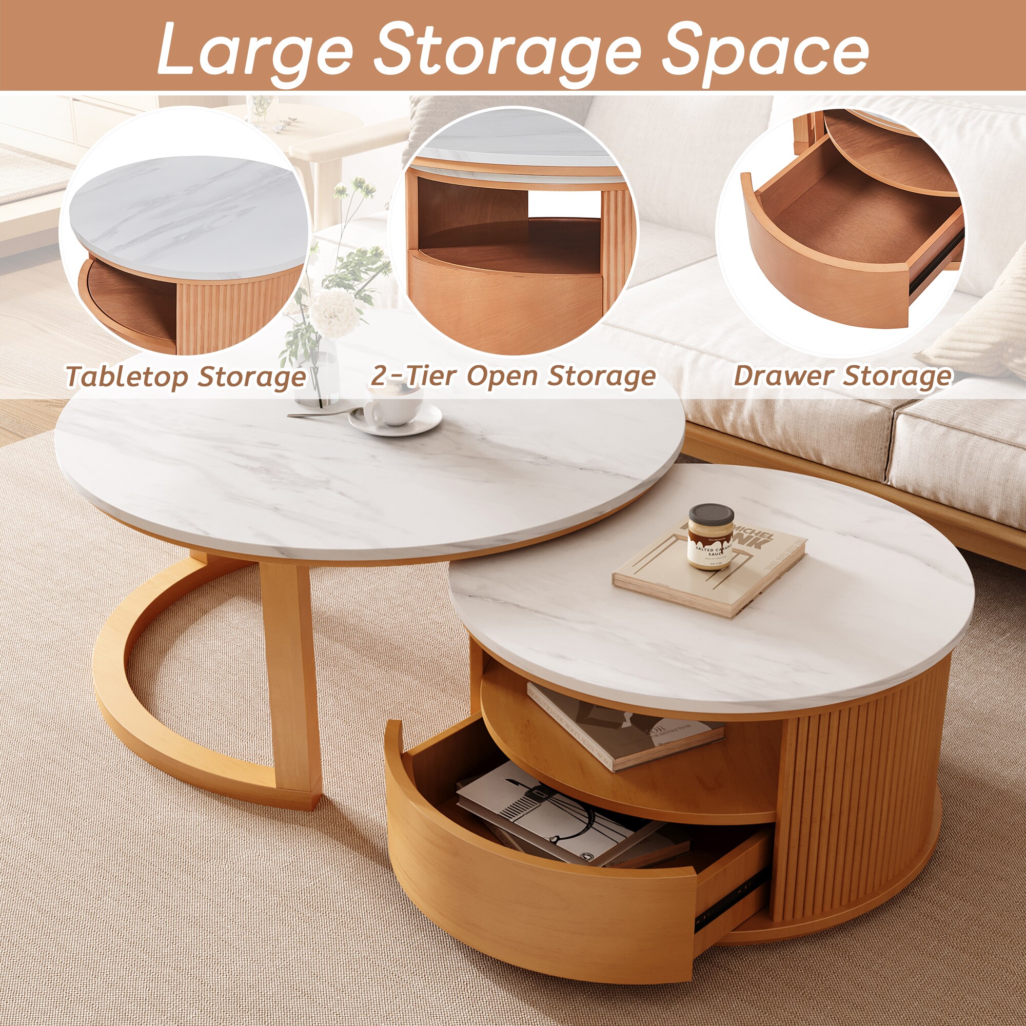 zwyo hosimu Q26071600507 Coffee-Tables - View #5