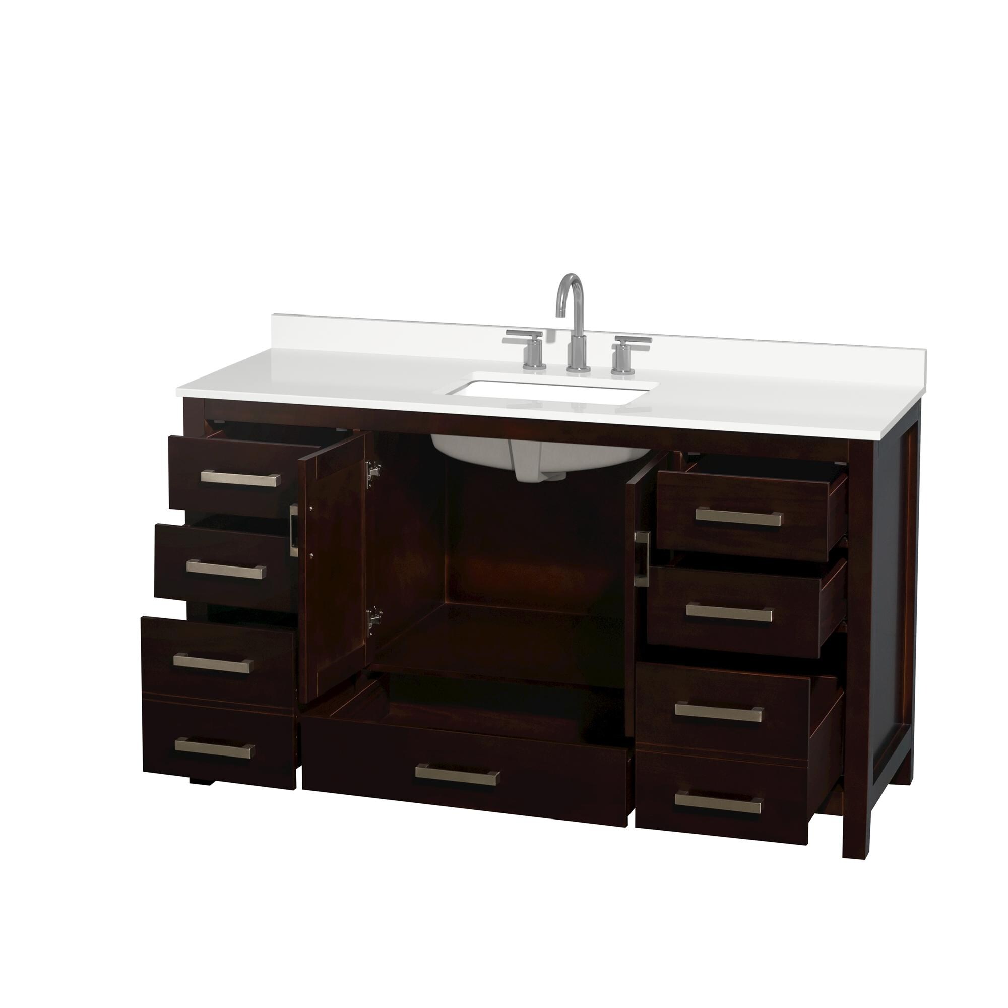 Wyndham Collection WCS141460SESWQUS3MXX Bath-Vanity-Combo - View #2