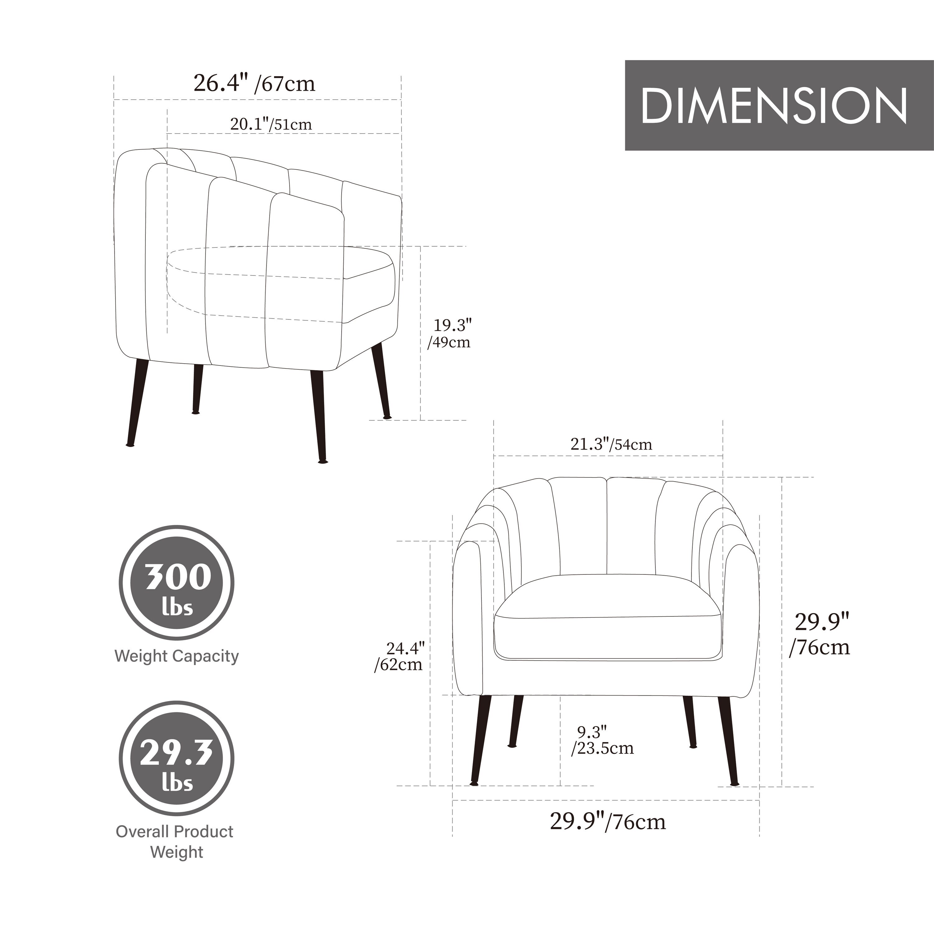 Aortzio HM-S2055-IVORY chairs - View #13