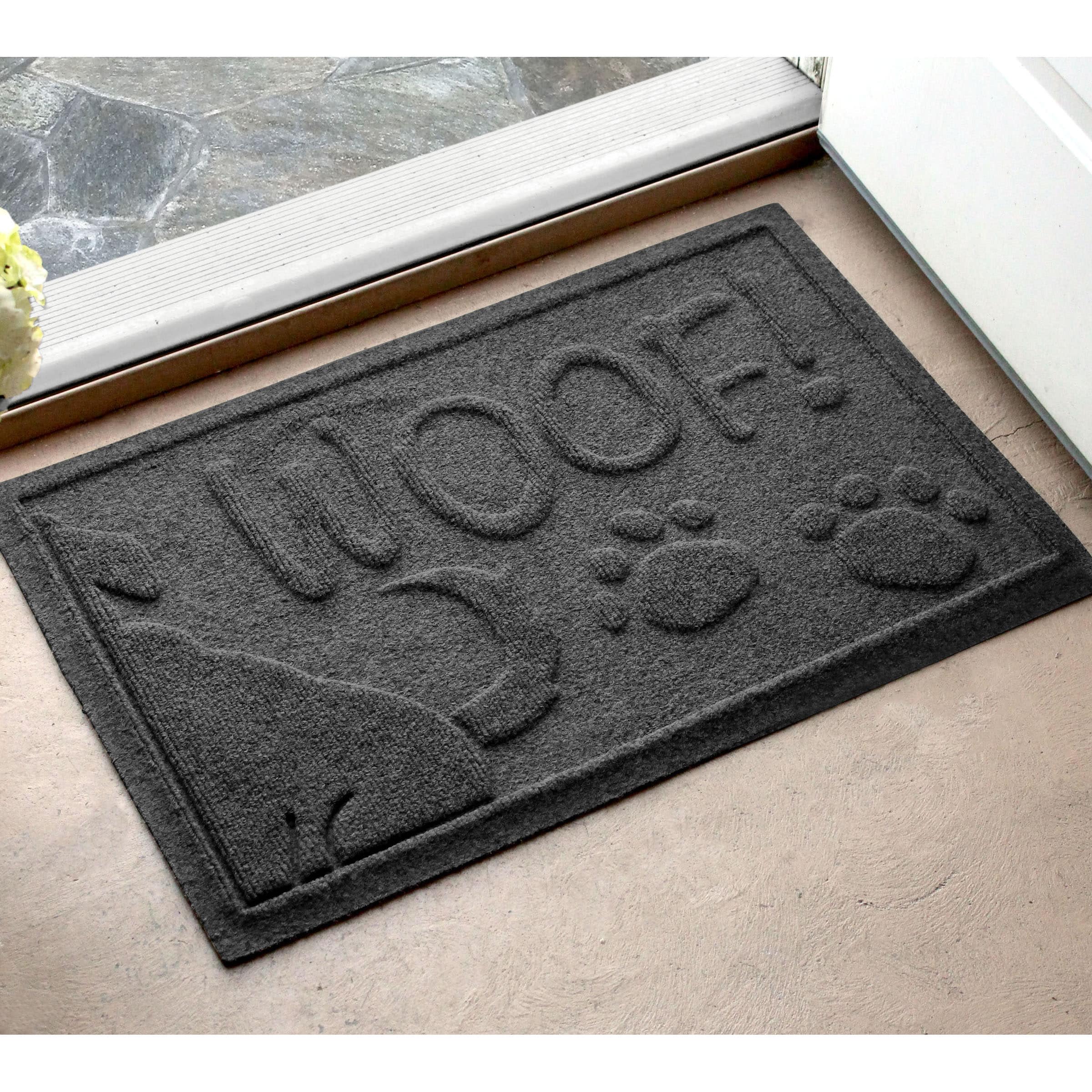 Waterhog Paws and Bones Indoor/Outdoor Doormats, Bluestone, 23 x 35in.