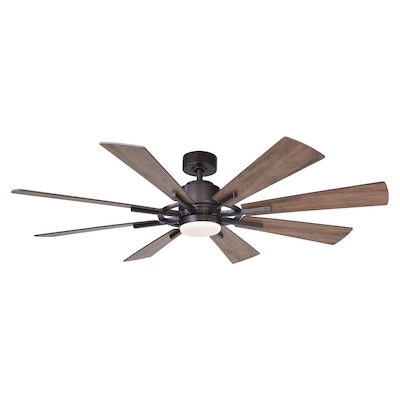 Parrot Uncle 60 In Black Led Indoor, Best Ceiling Fan With Light And Wall Control