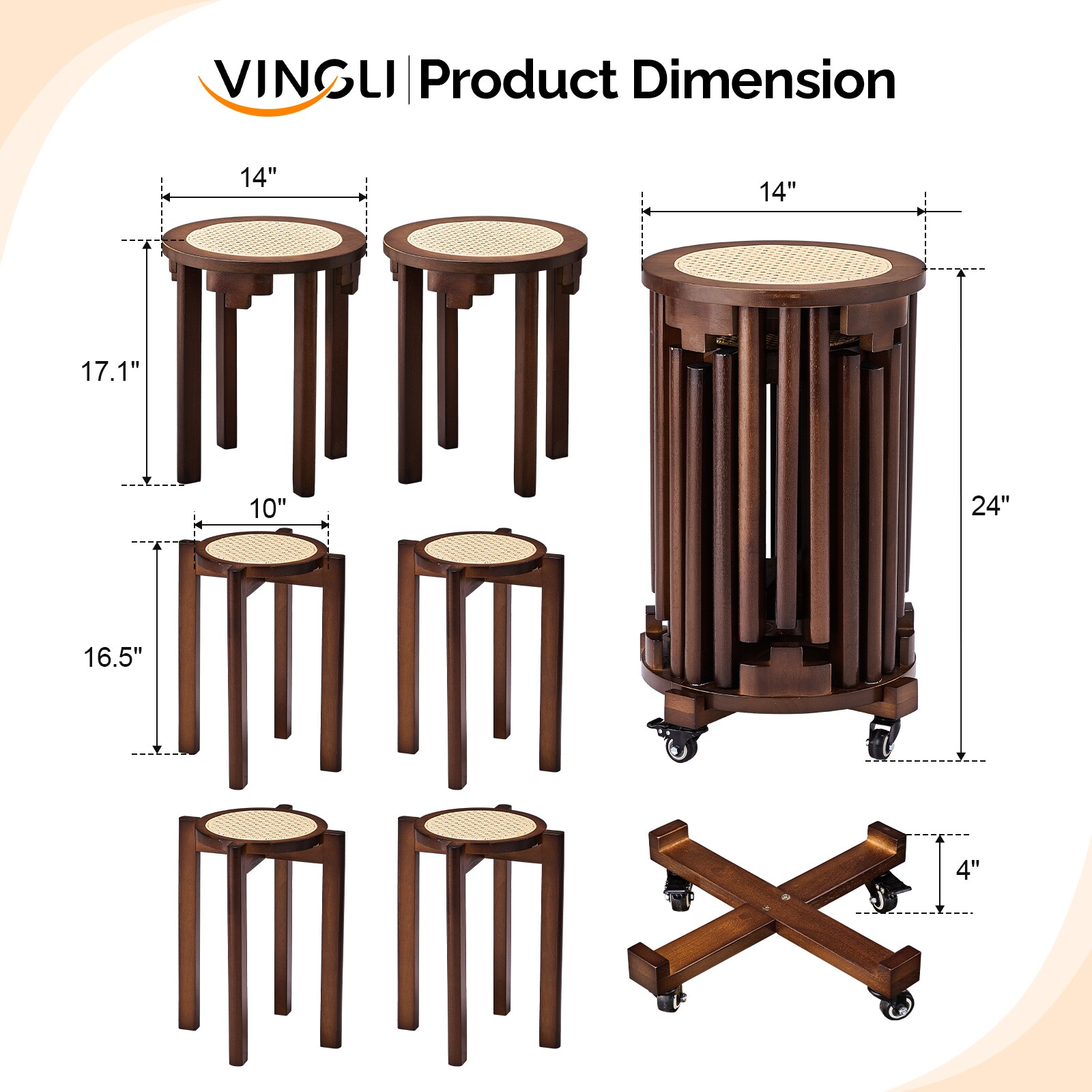 VINGLI LS-G52009586 Dining-Chairs - View #2