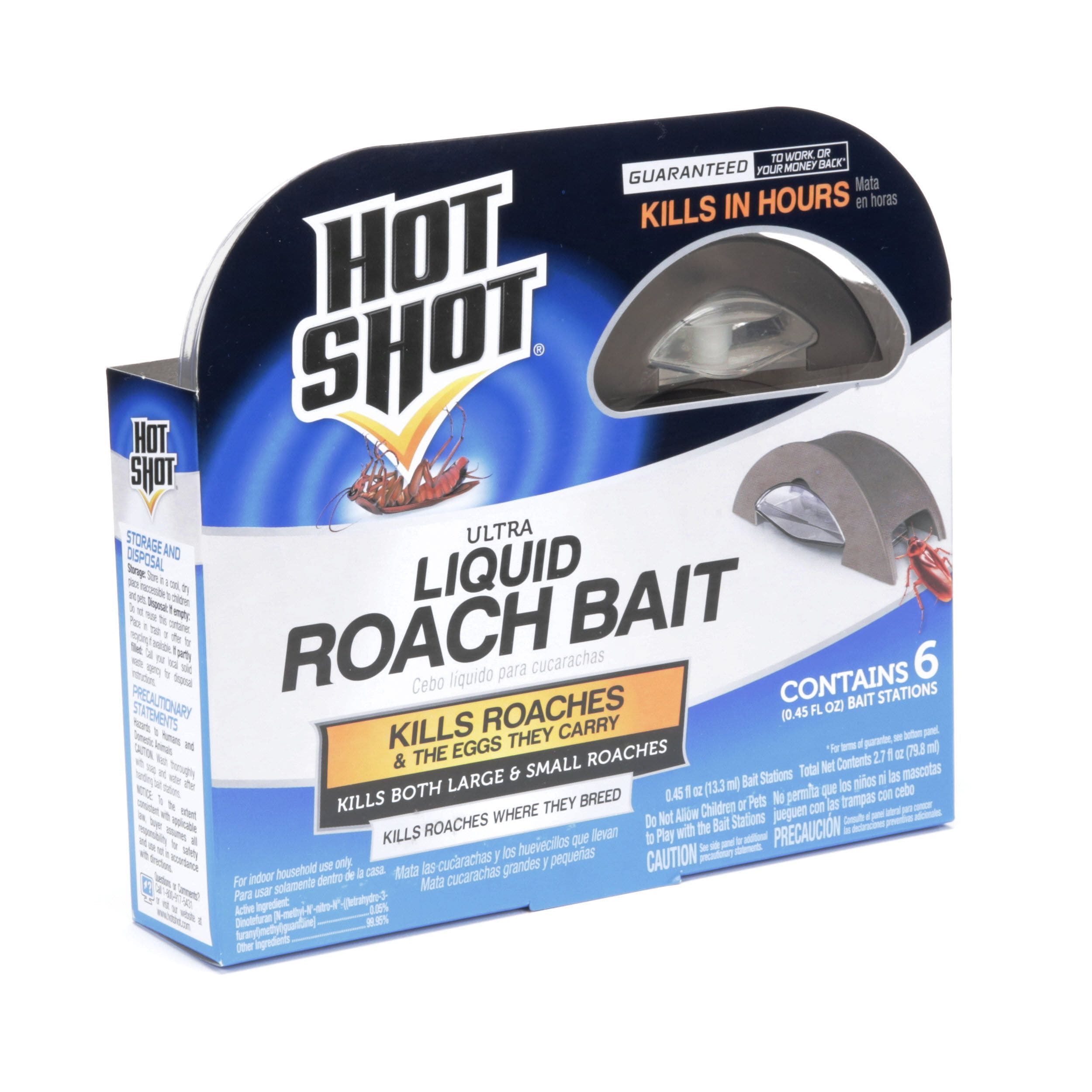 Hot Shot ULTRA Liquid Oz Ant Bait Station (4-Pack) In The