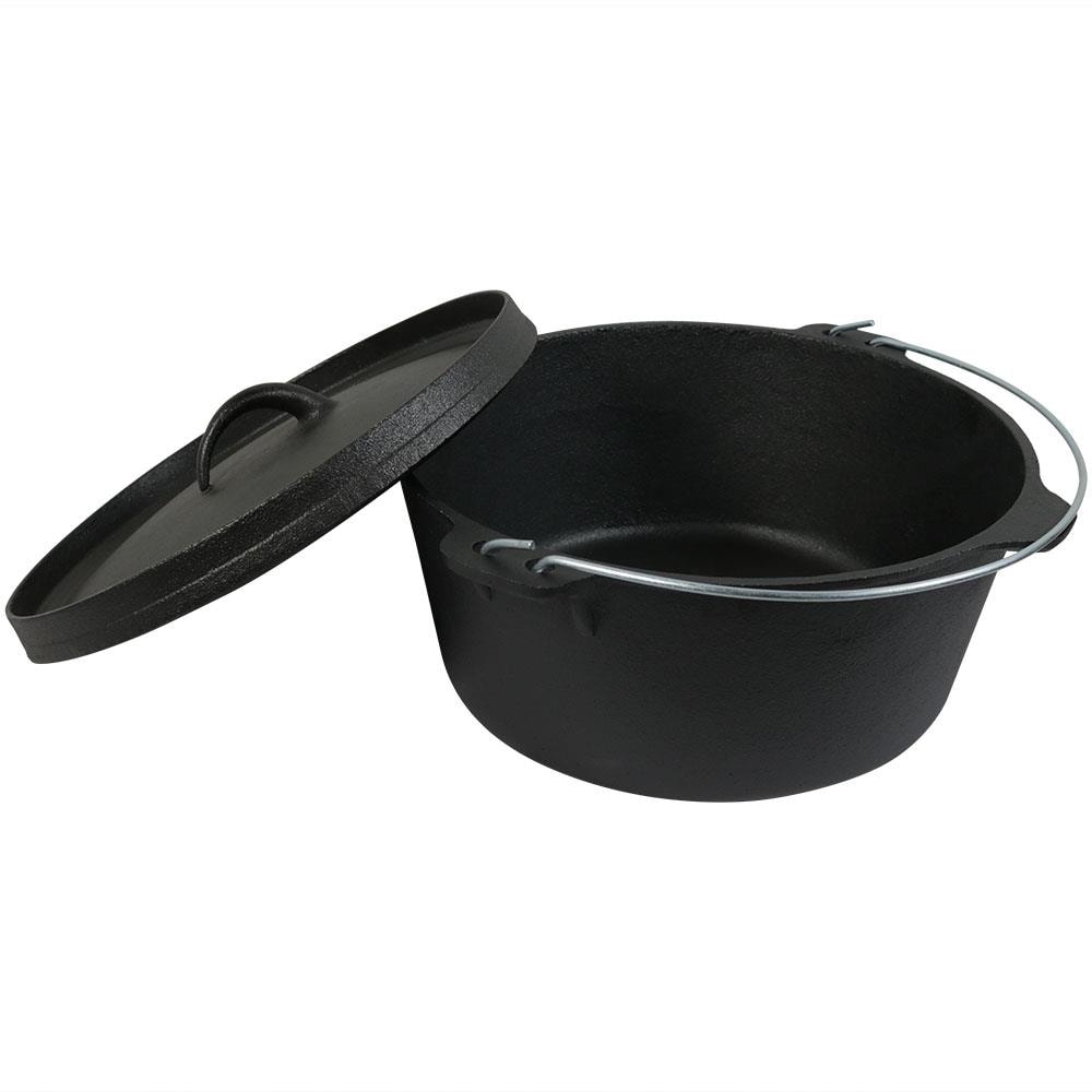 16CM Black Cast Iron Dutch Oven Soup Pot Small Cauldron With Lid Saucepan  Casserole Kitchen Accessories Cooking Tools - AliExpress