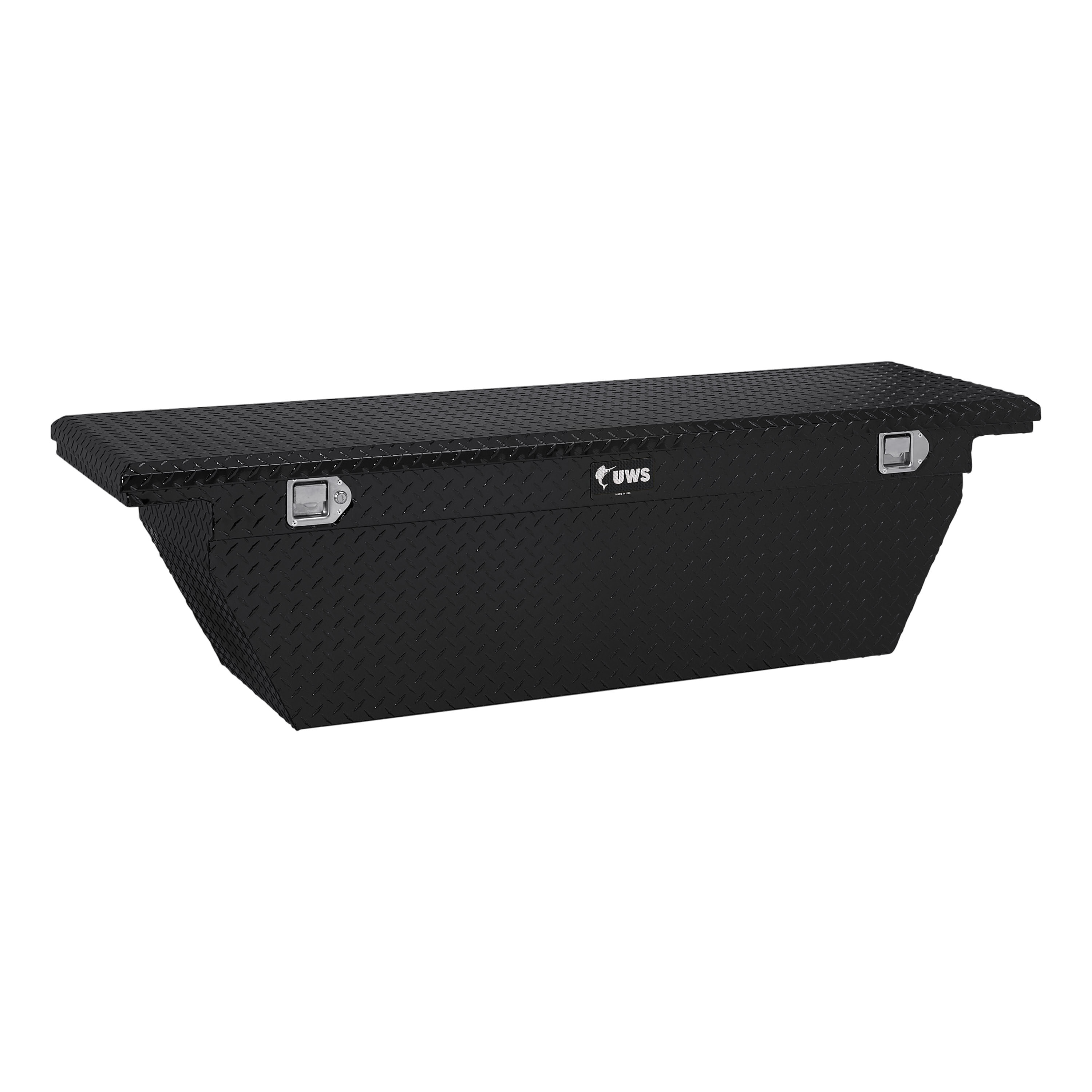 UWS 54.875-in x 20.375-in x 18.437-in Gloss Black Aluminum Chest Truck Tool Box EC20302 Sansujyuku sansujyuku.com