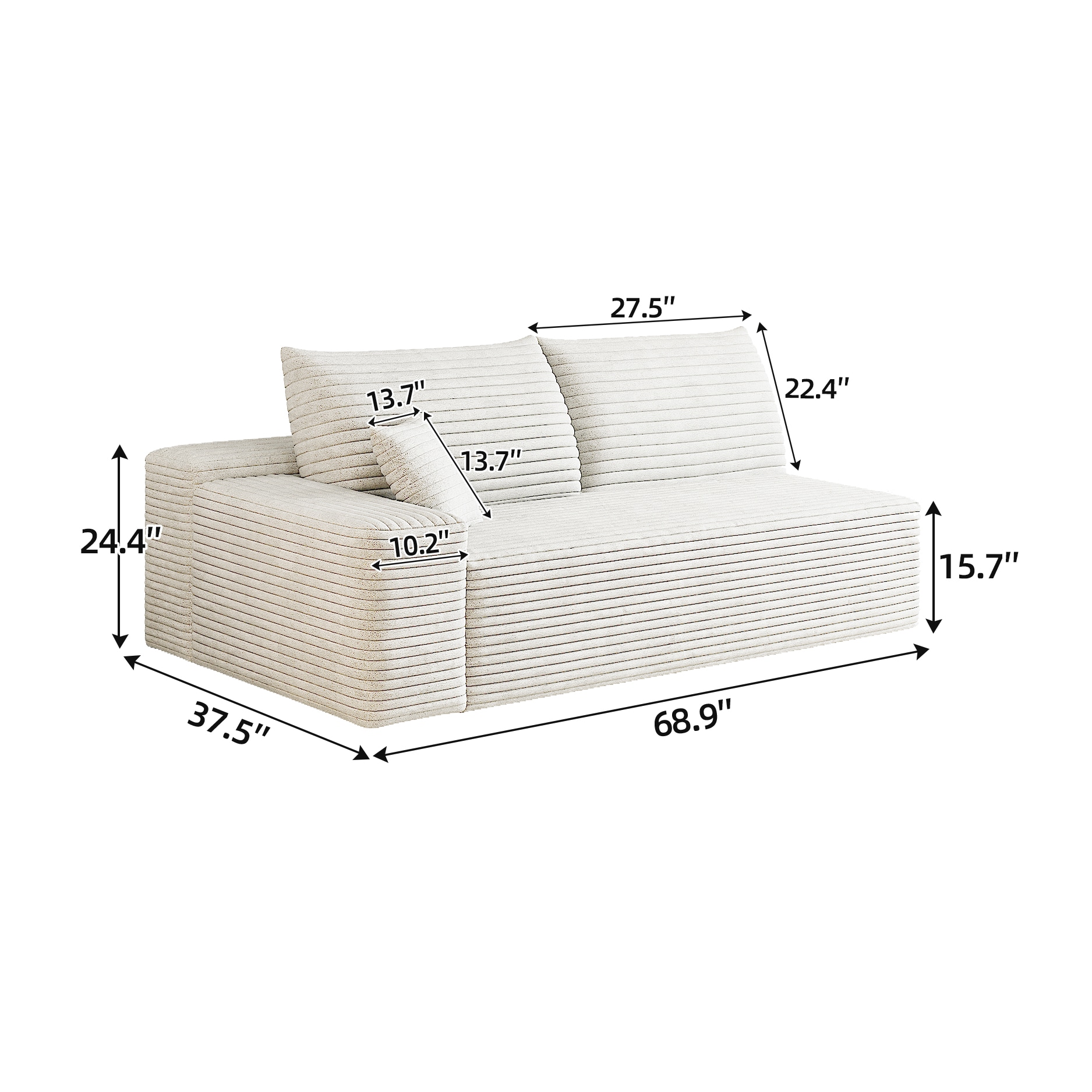 Vynxaria LS0515-W2824P474634 Sofas-Loveseats - View #4