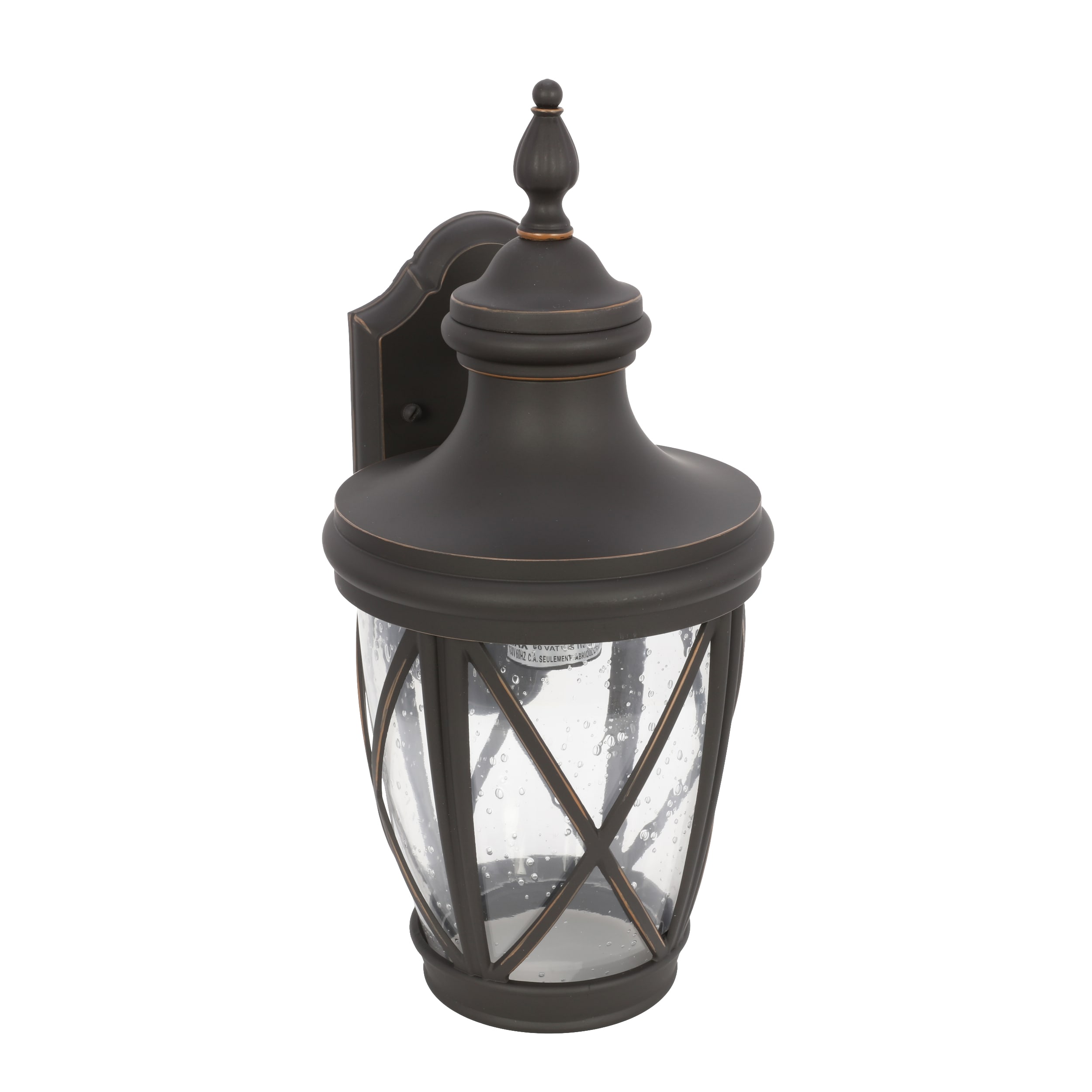 2PK Oil Rubbed Bronze Outdoor Exterior Wall Lantern Light Fixture Sconce 