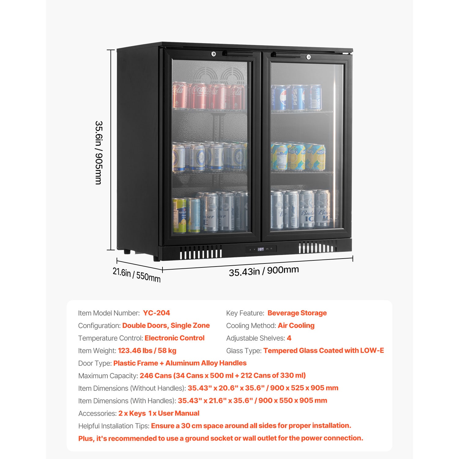 VEVOR SCSYPJYLJQRS06913V1 Wine-Chillers - View #7