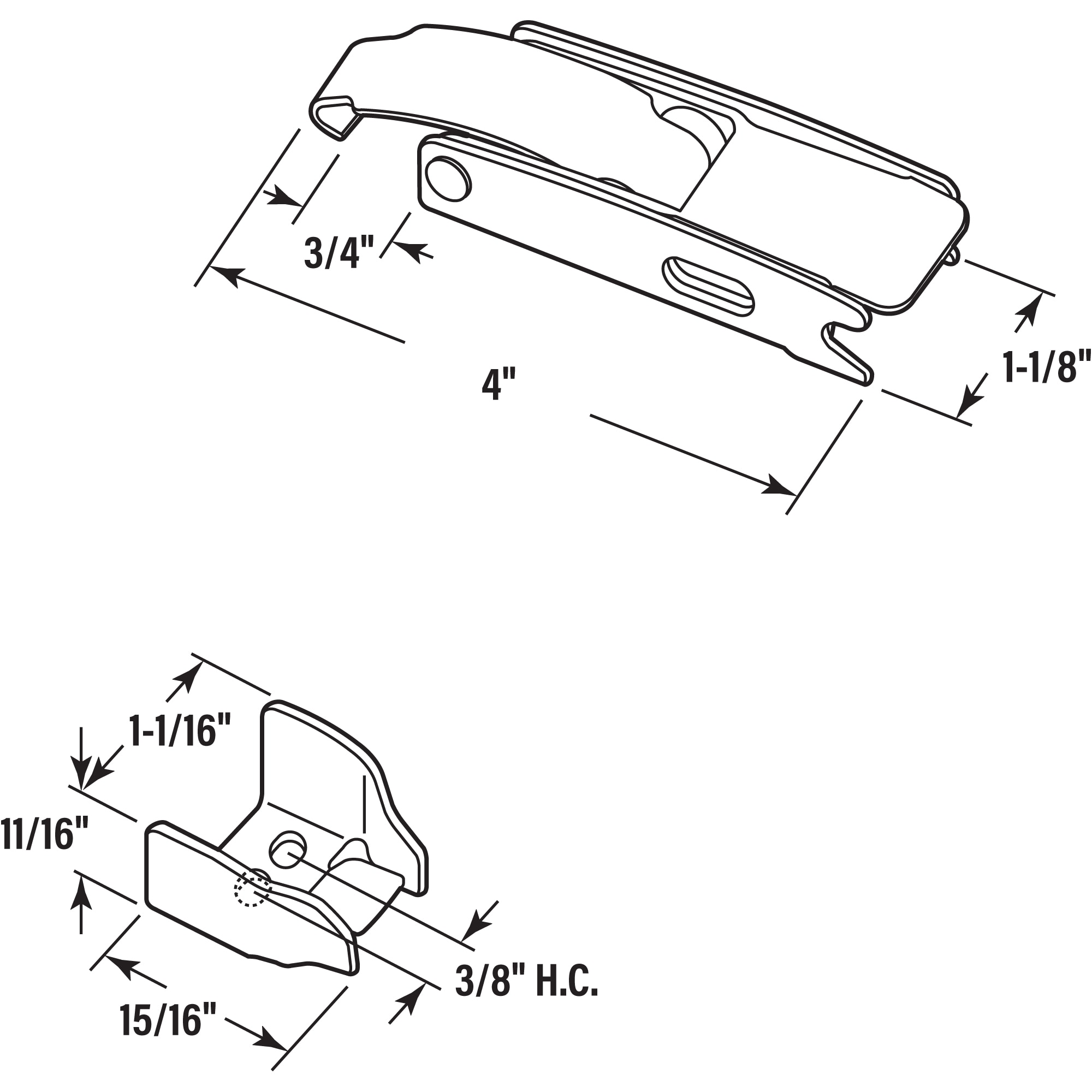 Prime-Line U 117430 hasps - View #8