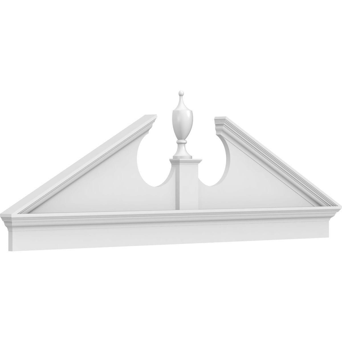 Ekena Millwork PEDPC080X270ACR00 80-in W x 26.875-in L PVC Pediment