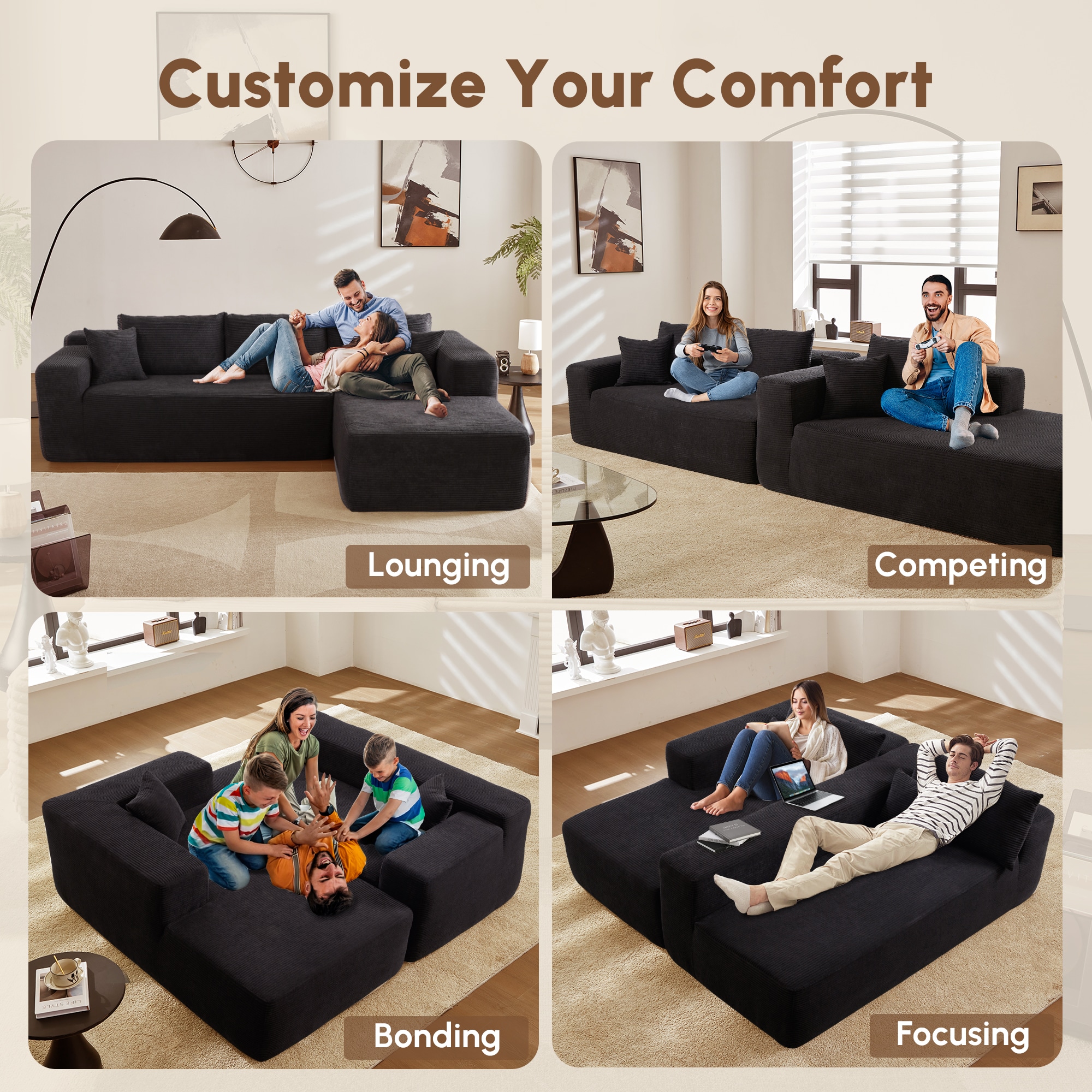 Pouuin SVI40R Sofas-Loveseats - View #7