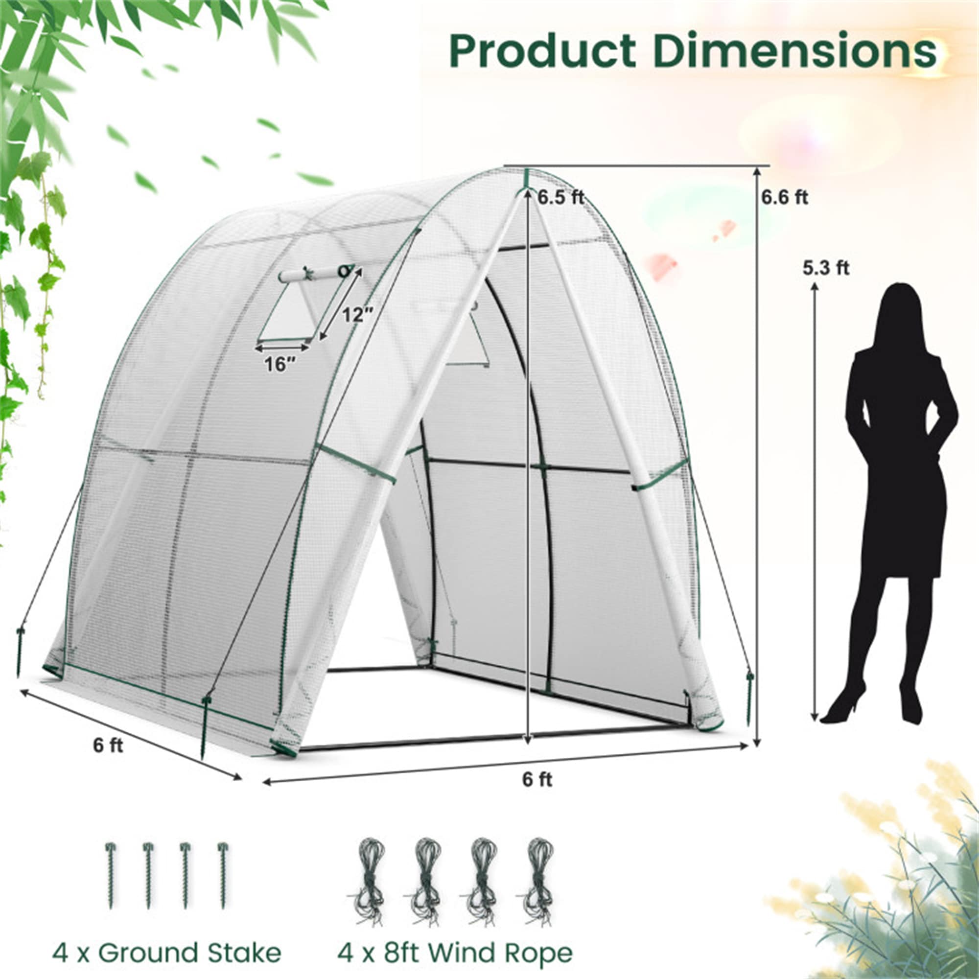 BABOOM BOM-T4124WH-CO greenhouses - View #3