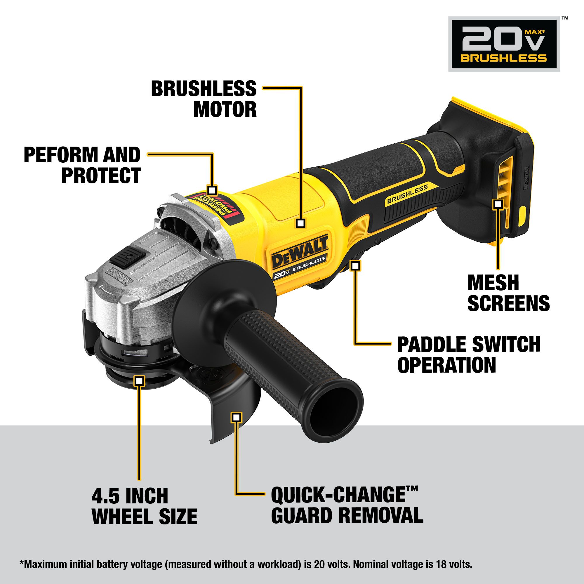 DEWALT DCG408B Cordless-Grinders - View #3