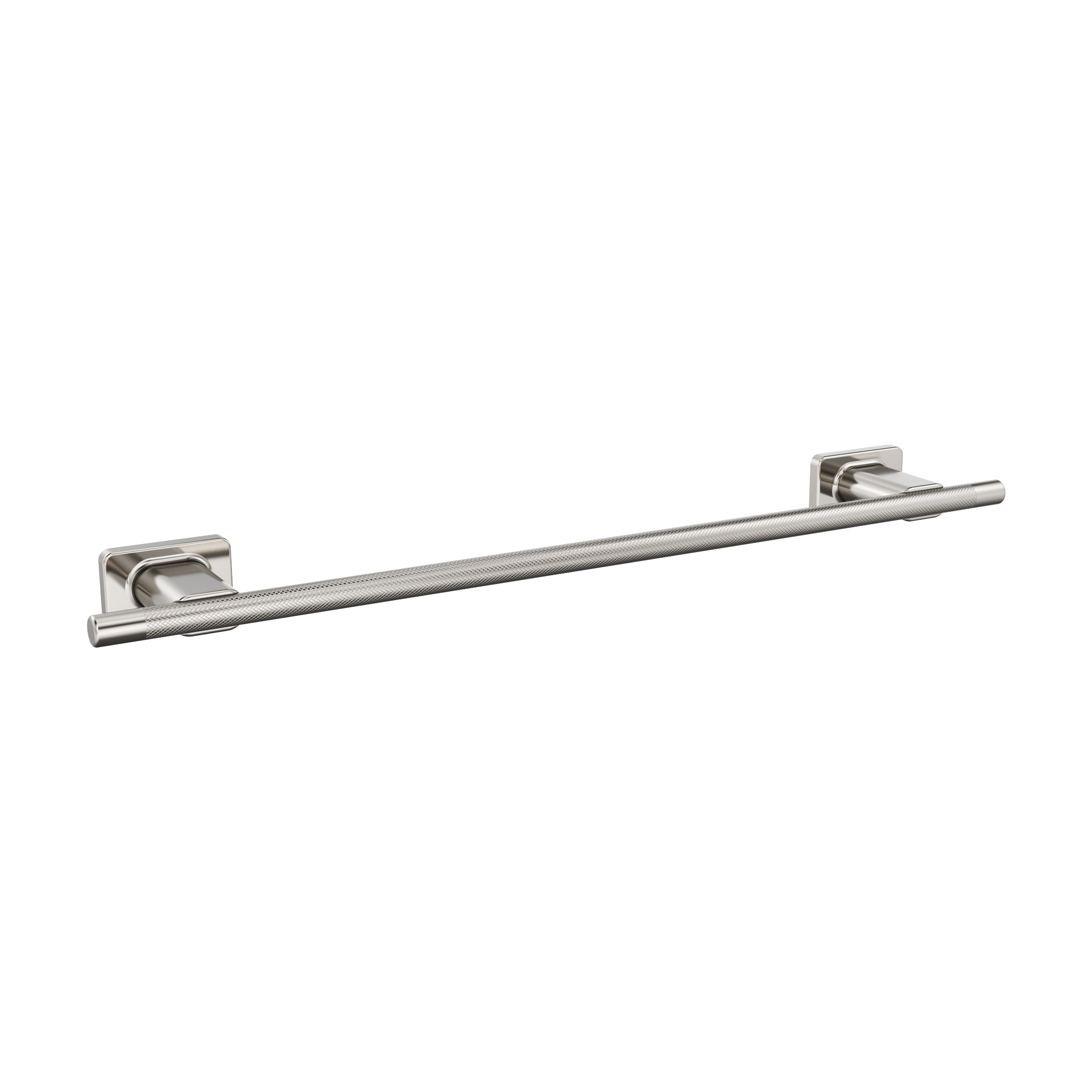 Amerock BH26614PN Bronx 18-in Polished Nickel Wall mount Single Towel Bar