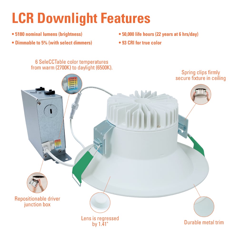 HALO LCR850RD9FSE010 Led-Retrofit-Downlight - View #4
