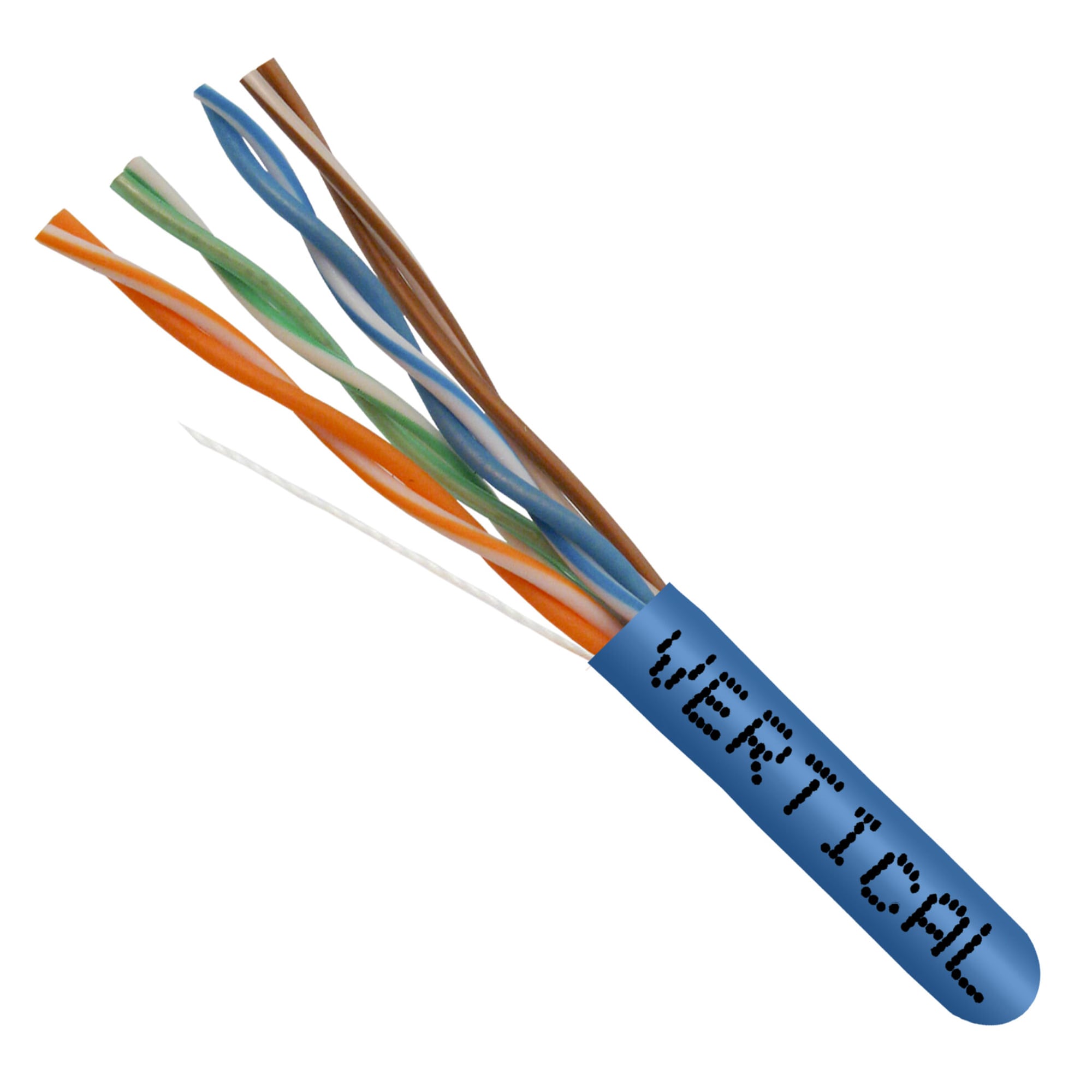 Vertical Cable 1000-ft Cat 6 Blue Ethernet Cable Pull box