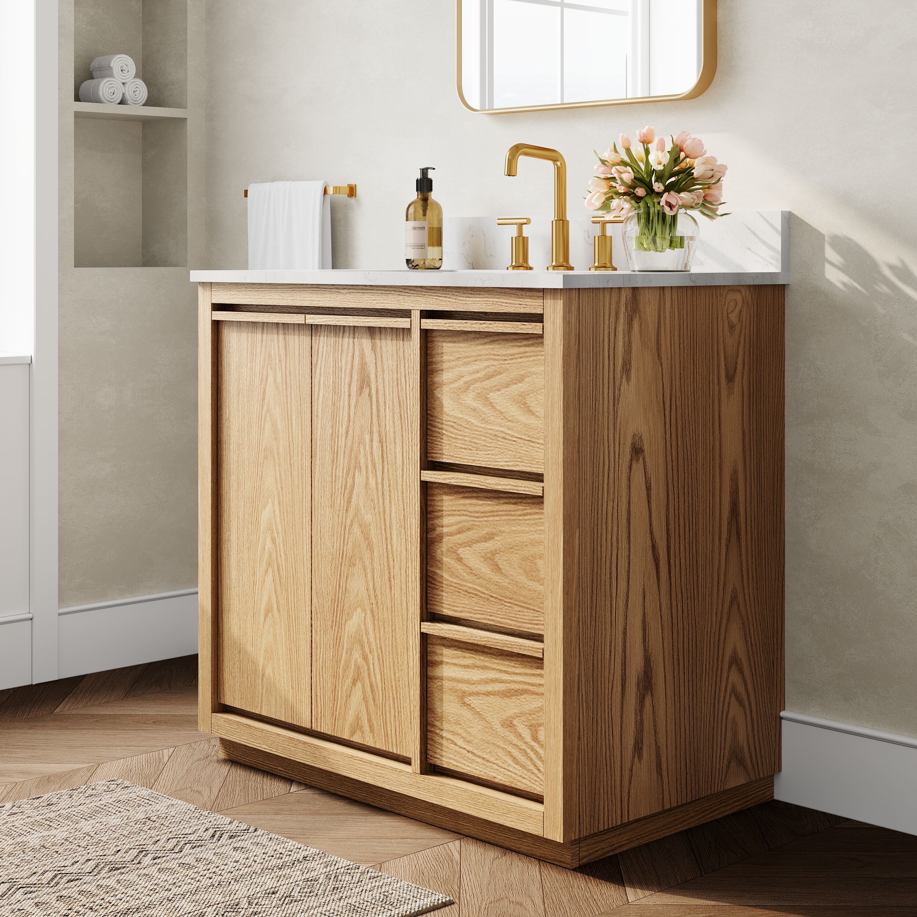Forclover JSEX36WBK7 Bath-Vanity-Combo - View #2