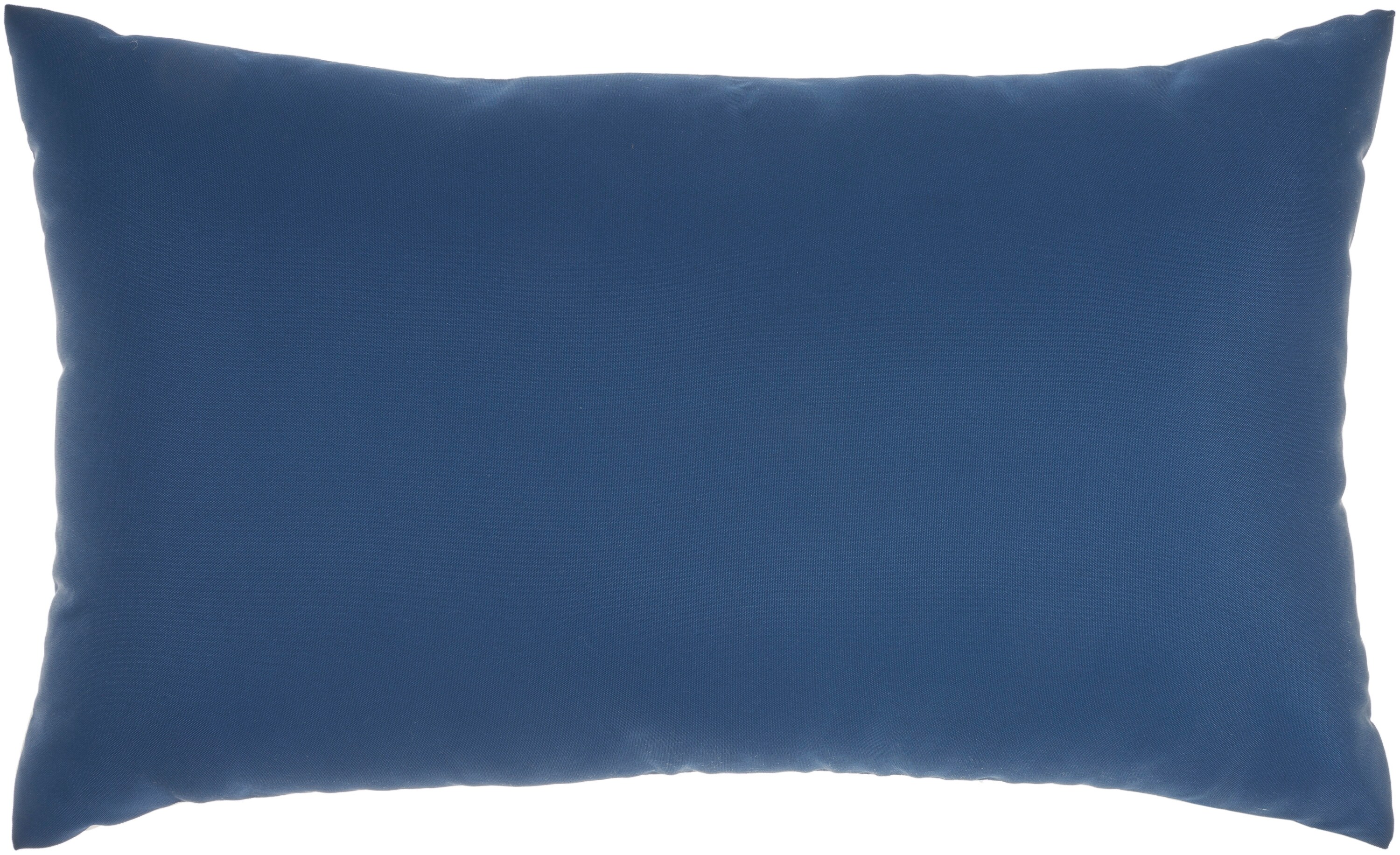 Mina Victory Outdoor Pillows 14-in x 23-in Navy Indoor Decorative ...