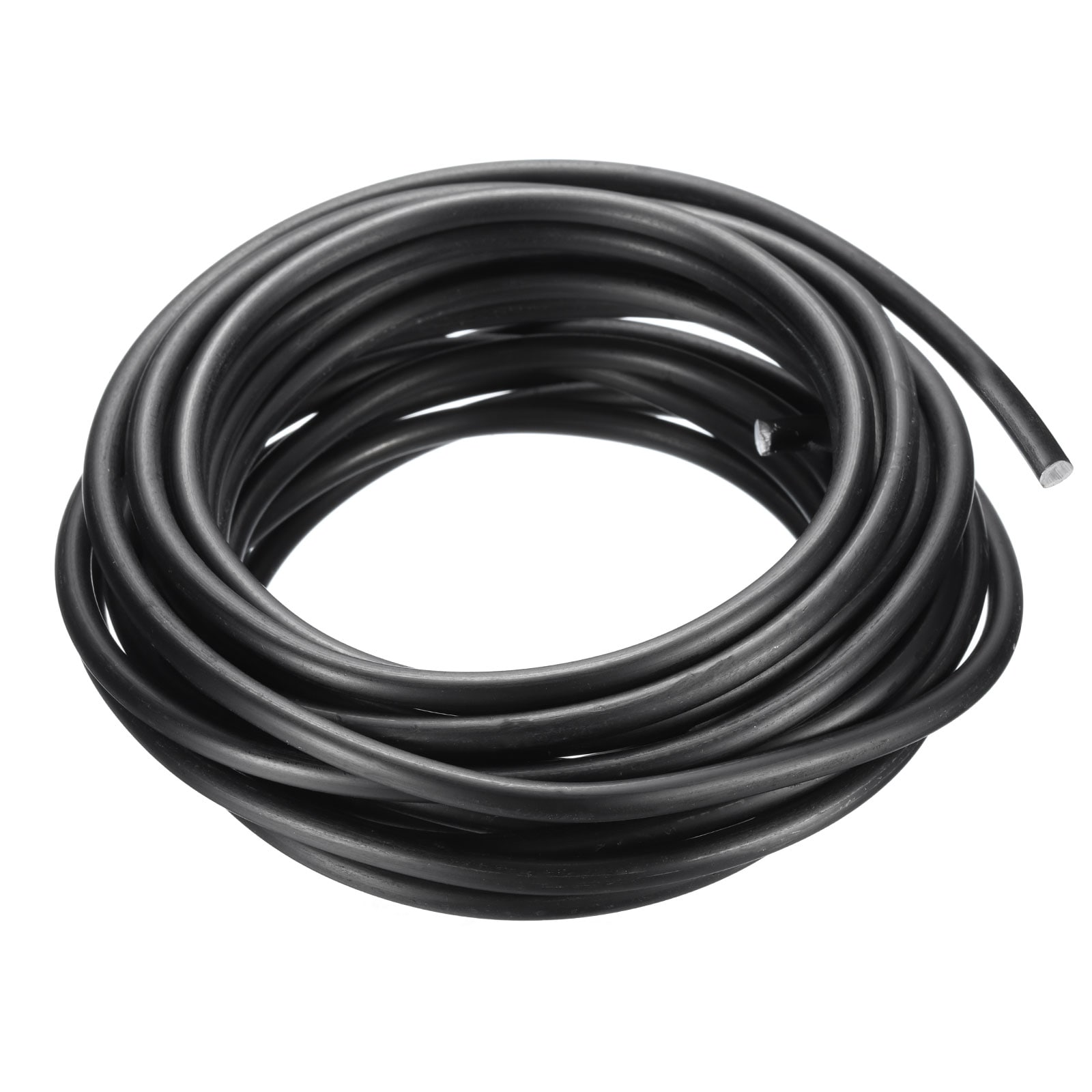 PATIKIL 5mm Bonsai Training Wire 1 Roll Floral Wire Stems Anodized Aluminum Tree Wire 16.4 Feet Total for Gardening Branch Fixing Black