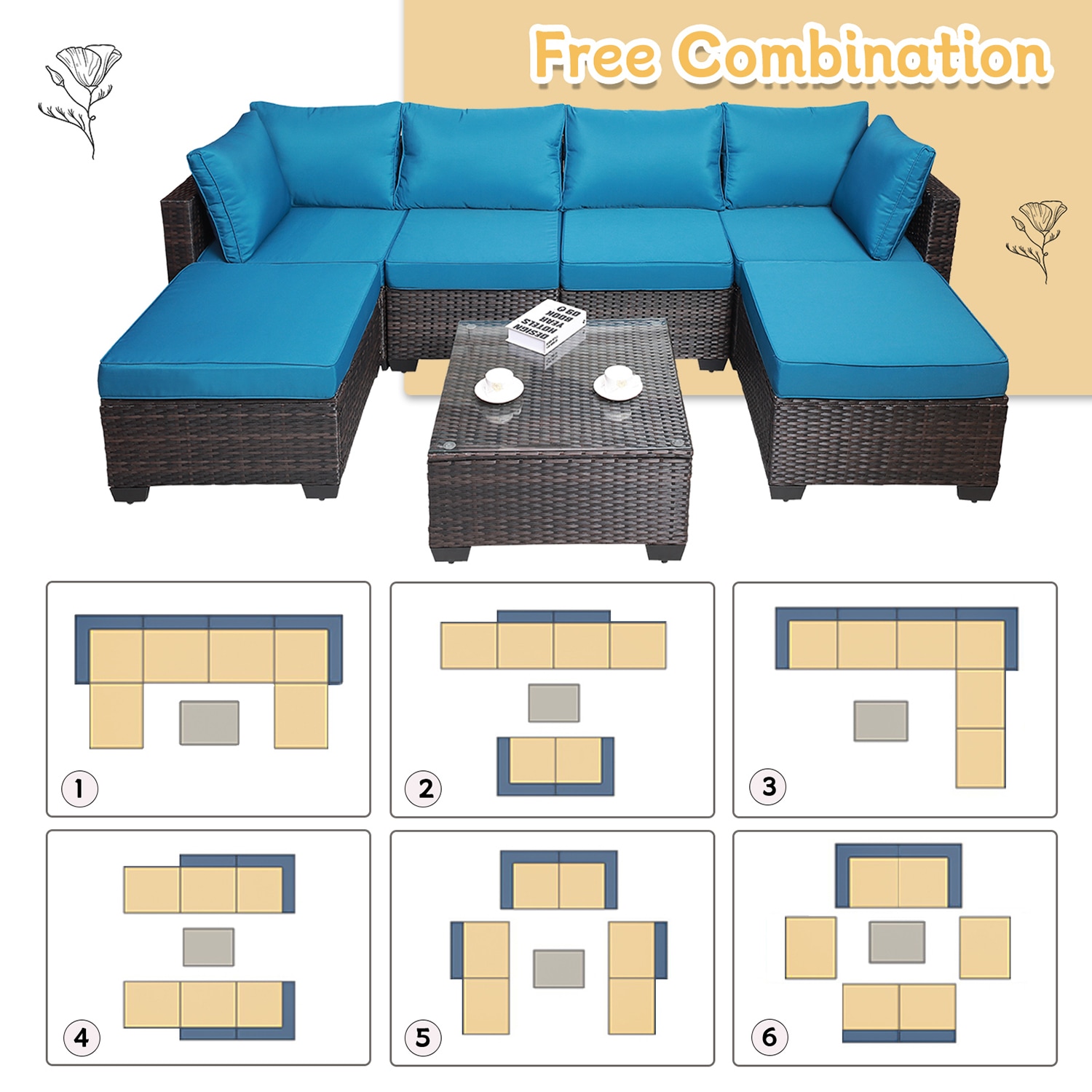 Bybafun YA0200107 Patio-Sofas-Daybeds - View #15