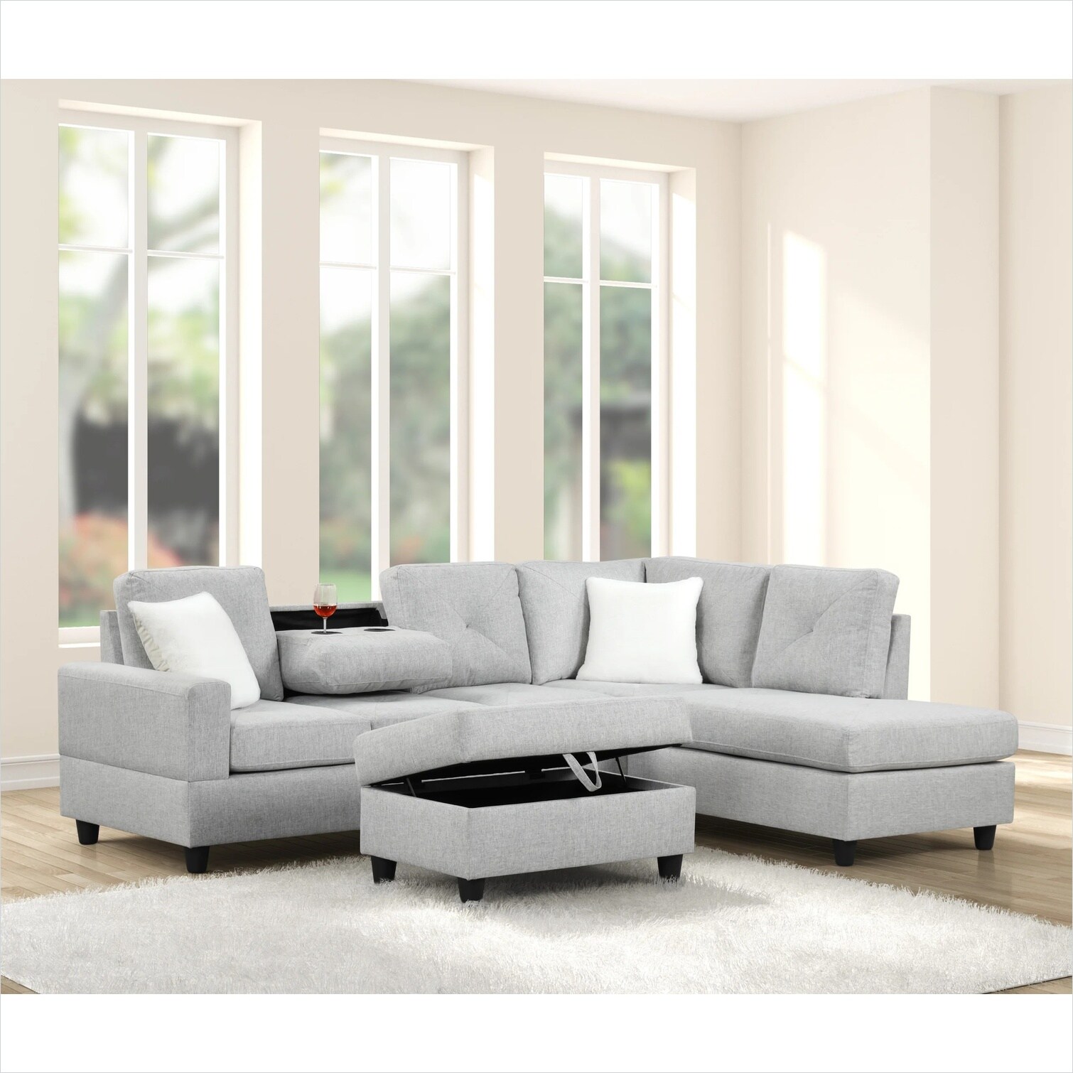 SunJet DEFVSBRC85YP Sofas-Loveseats - View #5