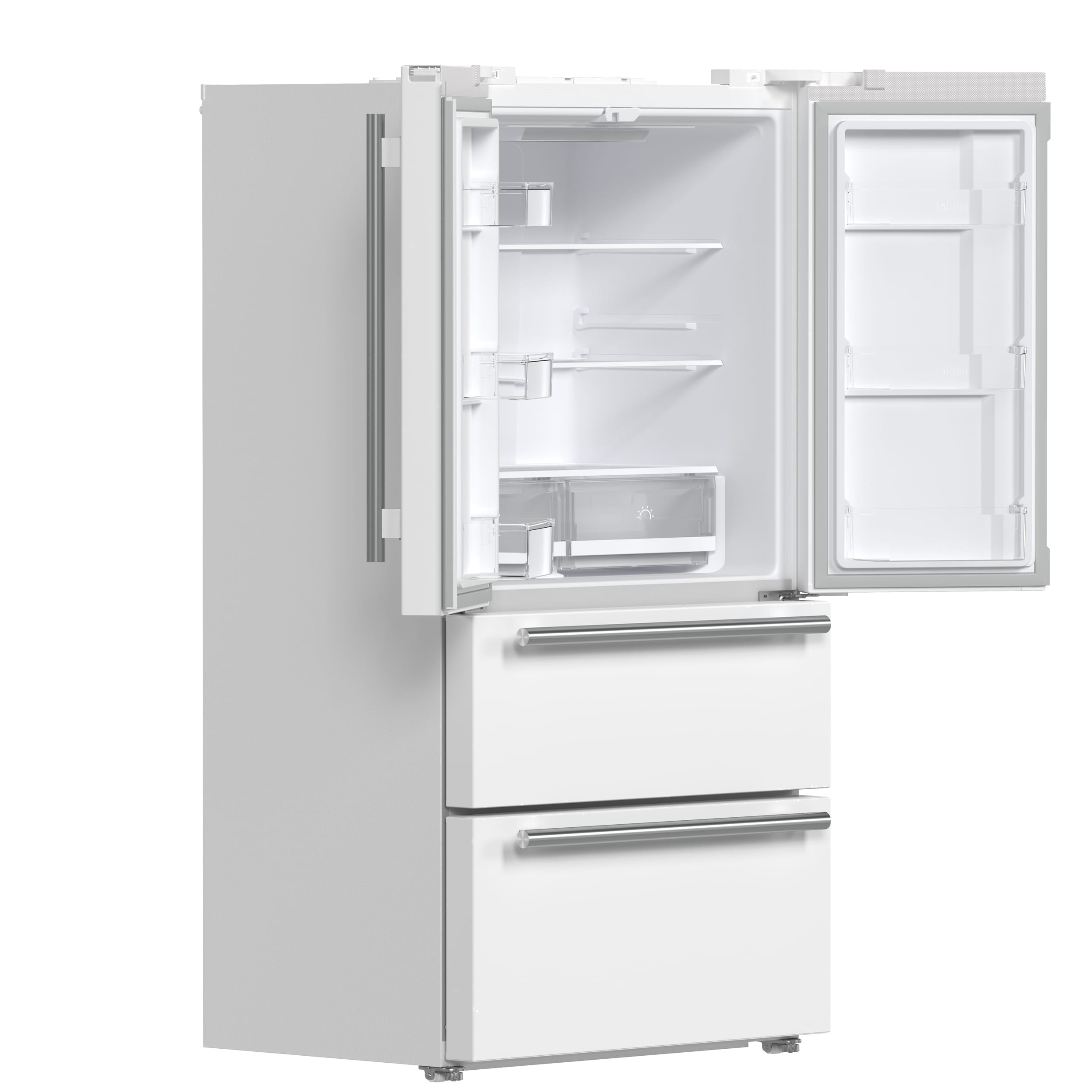 FORNO FFRBI1820-36WHT French-Door-Refrigerators - View #6