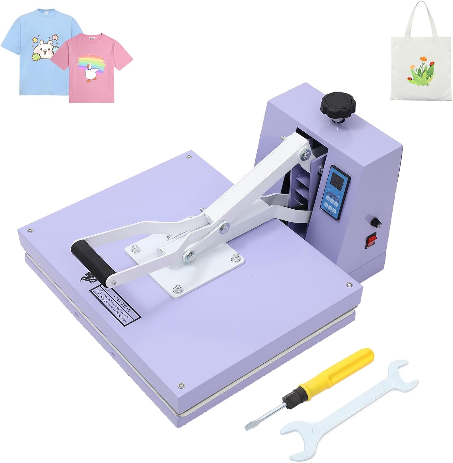 Qeetex WLS-PHO-15B86K01 15x24 Inch Heat Press Machine Heat Transfer Machine Digital Sublimation Heat Transfer T-Shirt Heat Press Machine Combo Hat Heat Press Machine for T Shirts Mugs Hat Plate Cap
