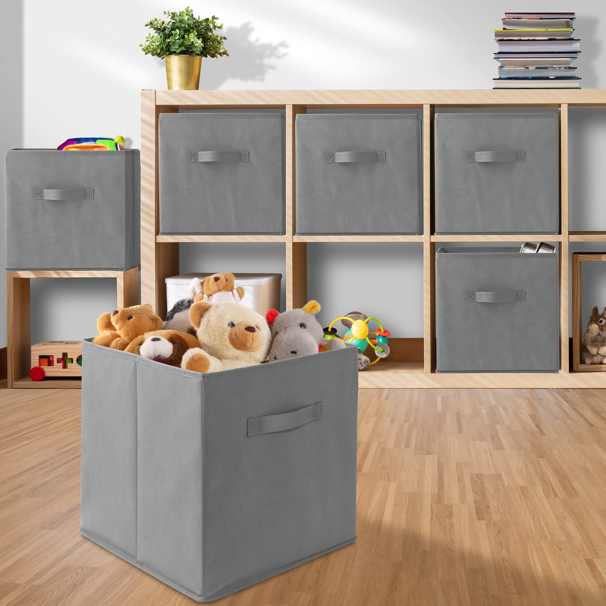 Casafield HOM-STO-13CC-GRY Laminate-Storage-Cubes - View #5