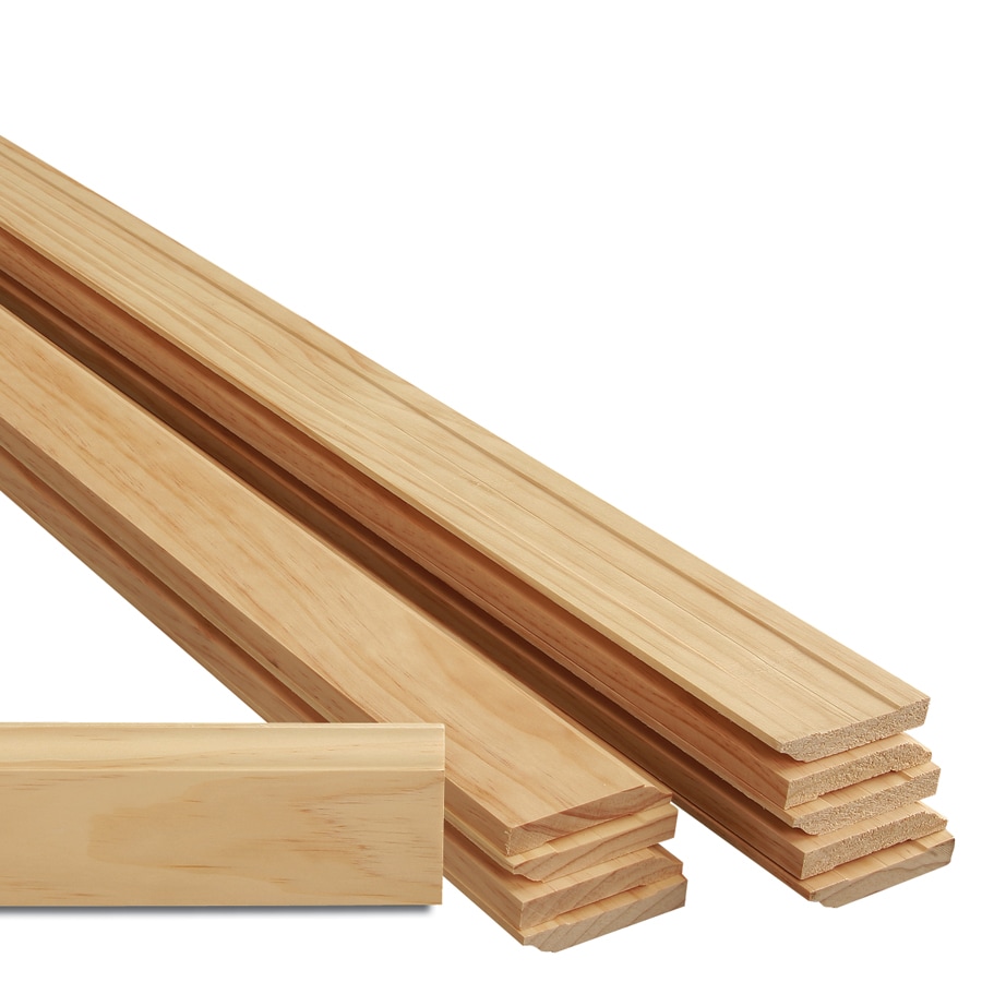 9 16 In X 3 1 4 In X 12 Ft Traditional Unfinished Pine Baseboard   00701715 