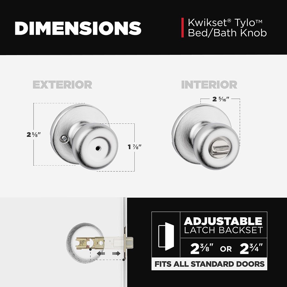 Kwikset 300T 26D CP Door-Knobs - View #9
