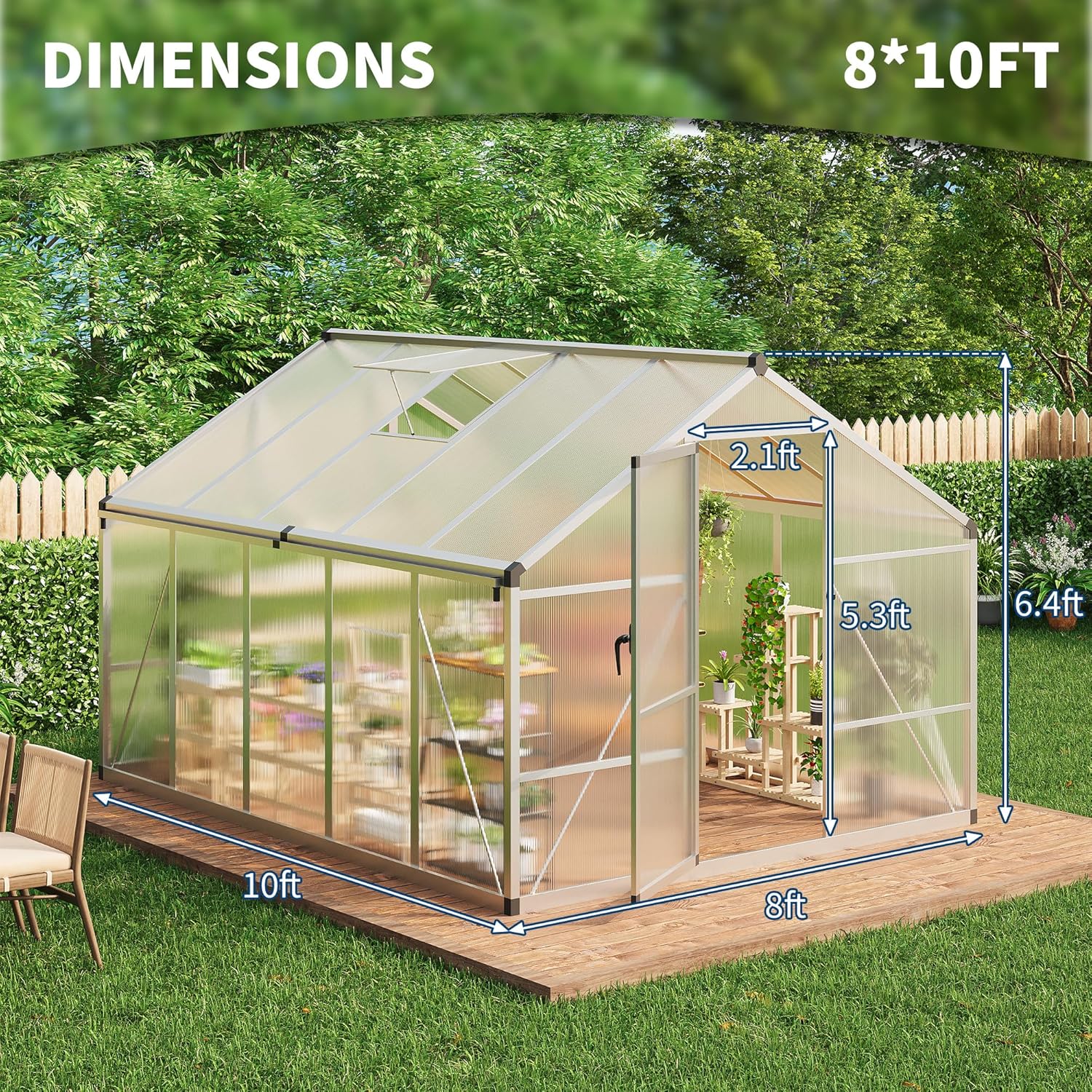 Qeetex DHZ-PHO-15JHS7UY greenhouses - View #2