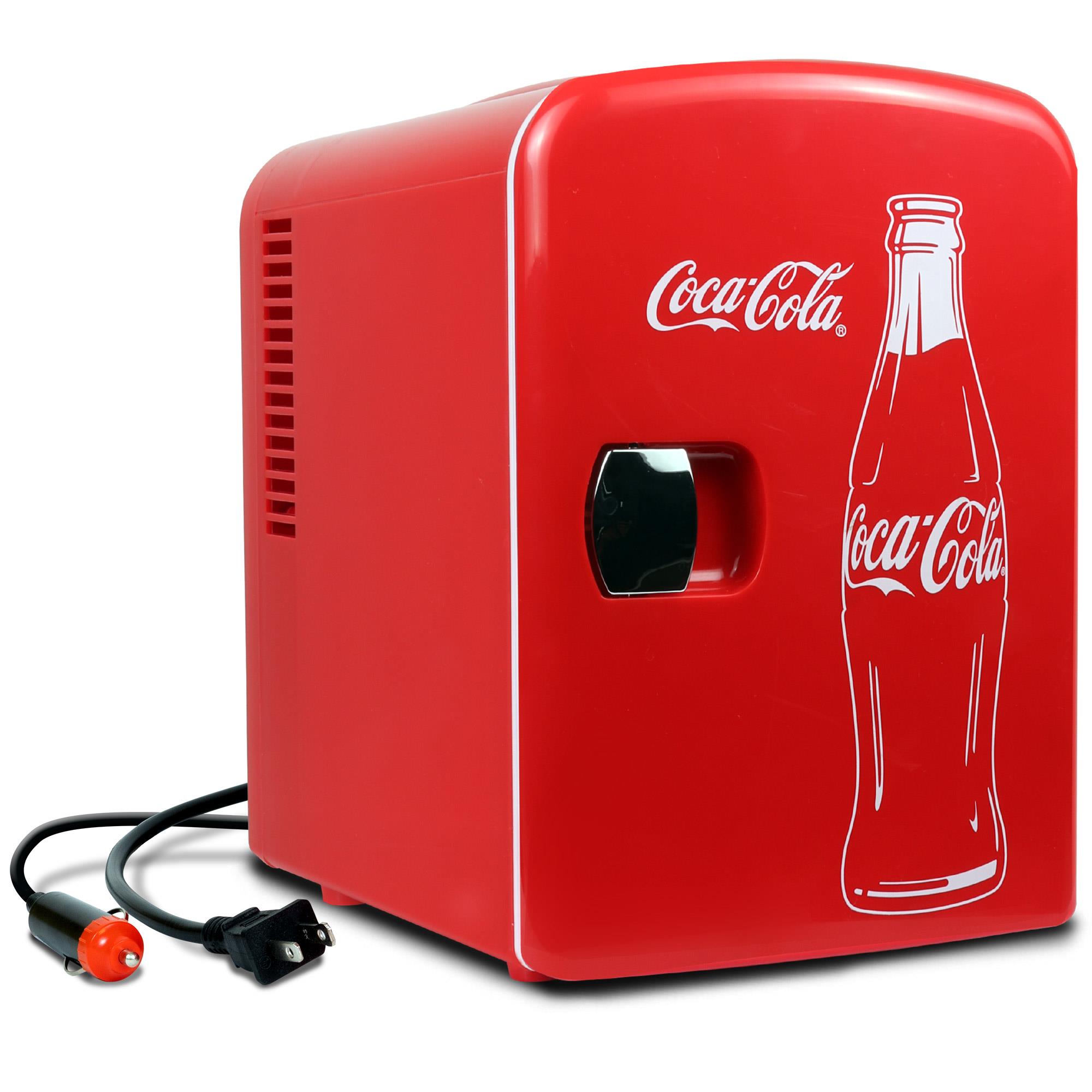Coca-Cola Classic 0.14-cu ft Standard-depth Freestanding Mini Fridge (Red,  White)