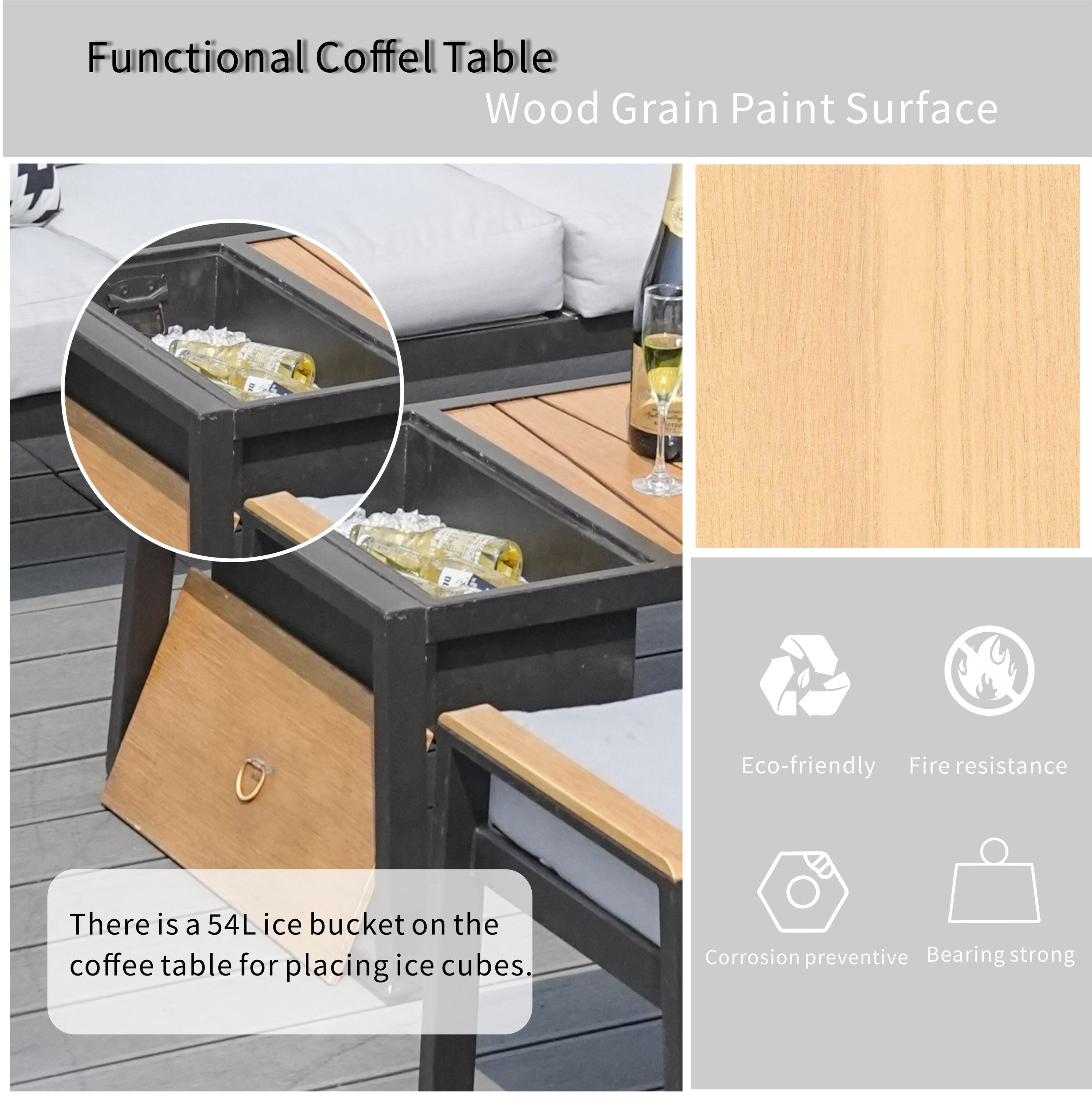 Direct Wicker DWS-2101-BK Patio-Conversation-Sets - View #5