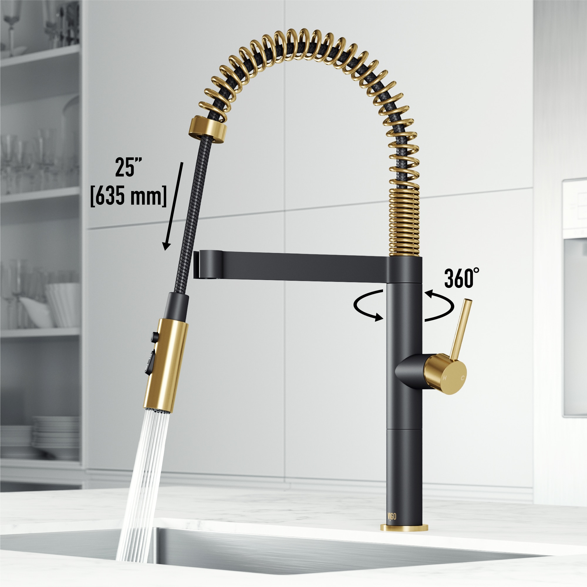 VIGO VG02052MGMB Kitchen-Faucets - View #5