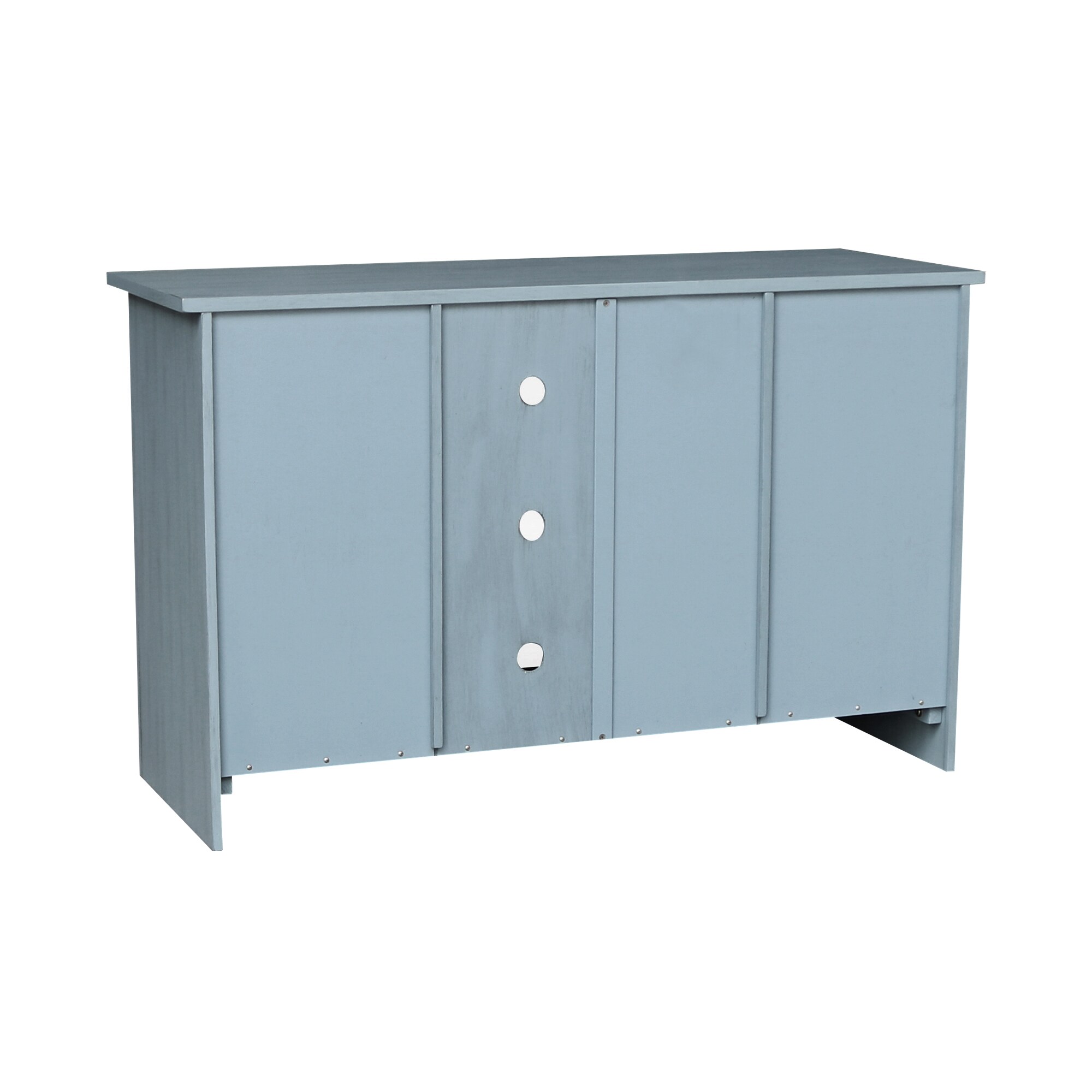 International Concepts Tv32 34 48 Entertainment Tv Stand With 2 Doors Ocean Blue Antique Rubbed